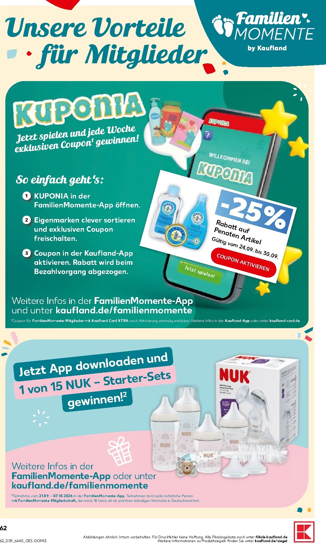 kaufland - Kaufland Prospekt nächste Woche – von Donnerstag 24.09.2026 bis Mittwoch 30.09.2026 - page: 62