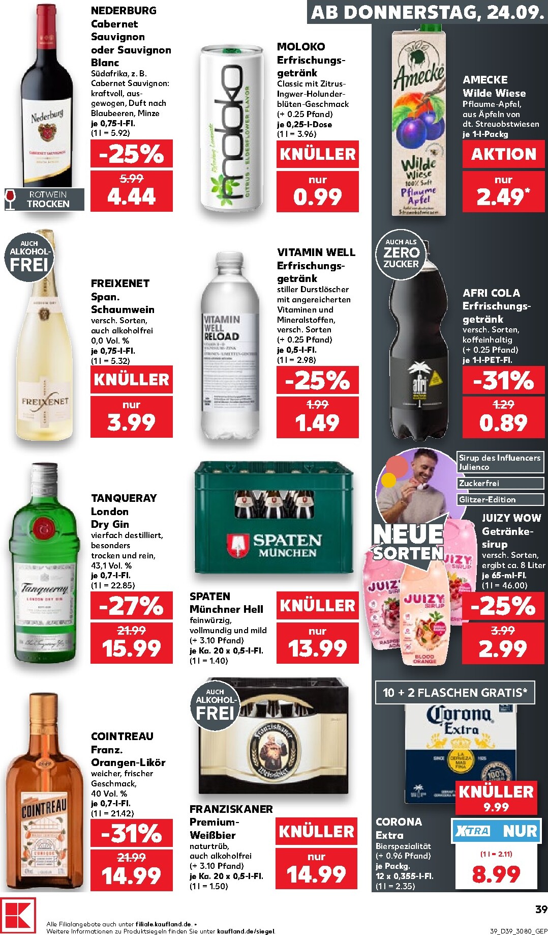 kaufland - Kaufland Prospekt nächste Woche – von Donnerstag 24.09.2026 bis Mittwoch 30.09.2026 - page: 39