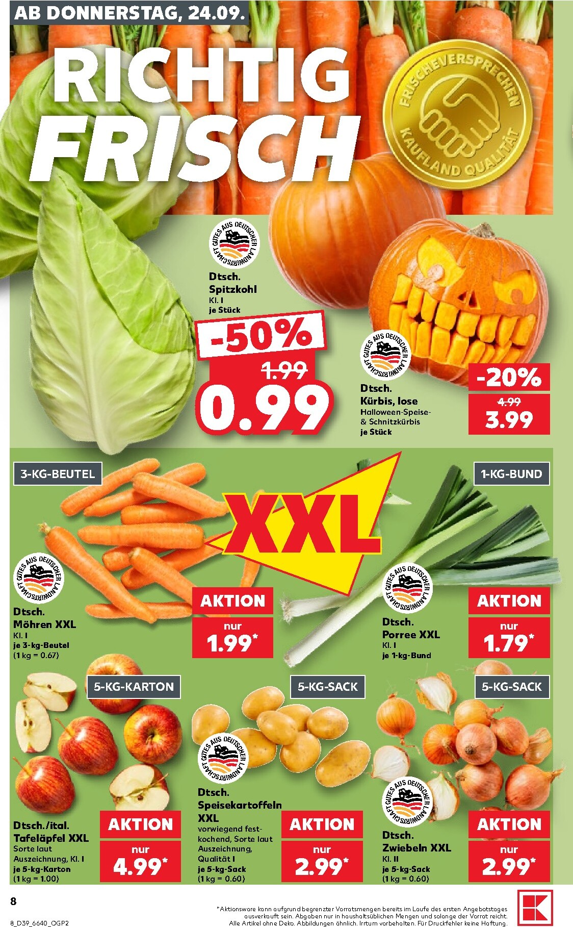 kaufland - Kaufland Prospekt nächste Woche – von Donnerstag 24.09.2026 bis Mittwoch 30.09.2026 - page: 8