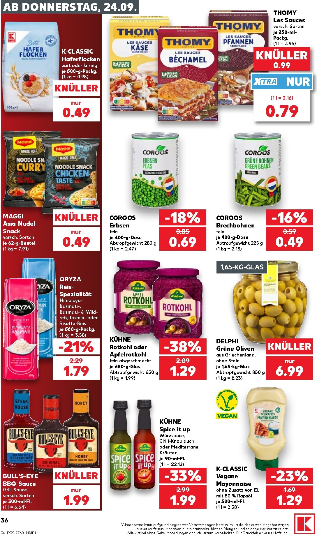 kaufland - Kaufland Prospekt nächste Woche – von Donnerstag 24.09.2026 bis Mittwoch 30.09.2026 - page: 36