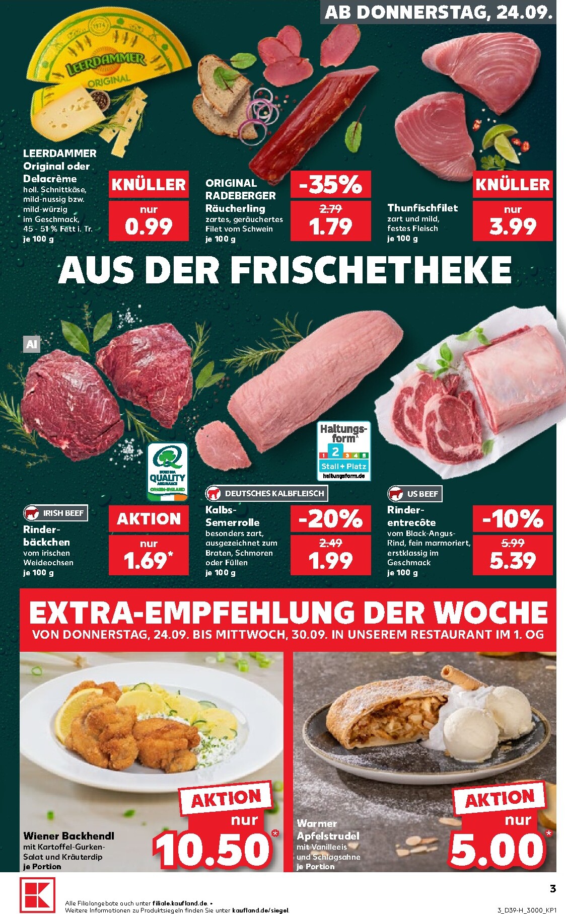 kaufland - Kaufland - Neckarsulm Prospekt nächste Woche – von Donnerstag 24.09.2026 bis Mittwoch 30.09.2026 - page: 3