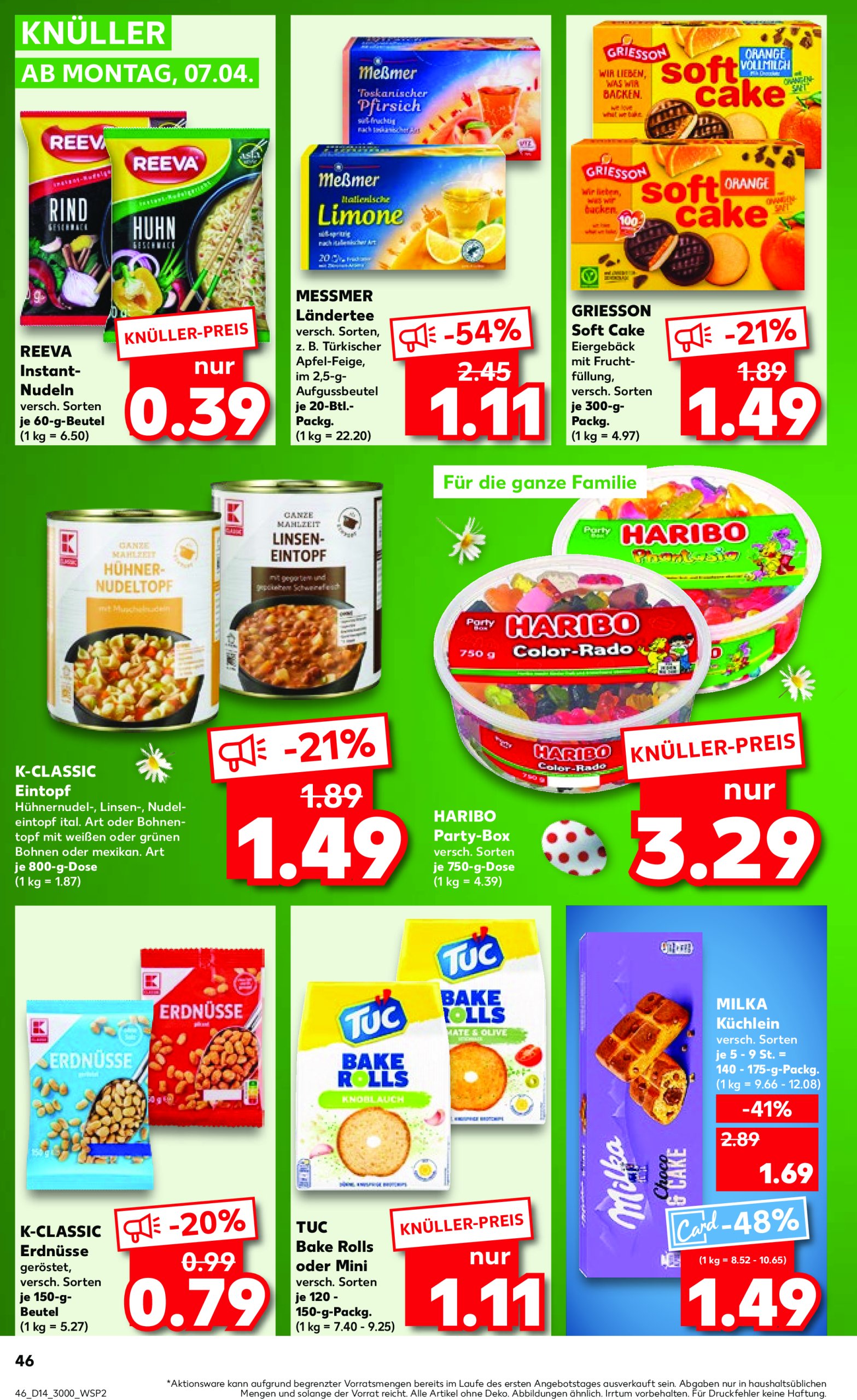 kaufland - Kaufland - Grosse Ostersparen-Prospekt gültig von 03.04. bis 09.04. - page: 46 kaufland - Kaufland - Grosse Ostersparen-Prospekt gültig von 03.04. bis 09.04. - page: 46