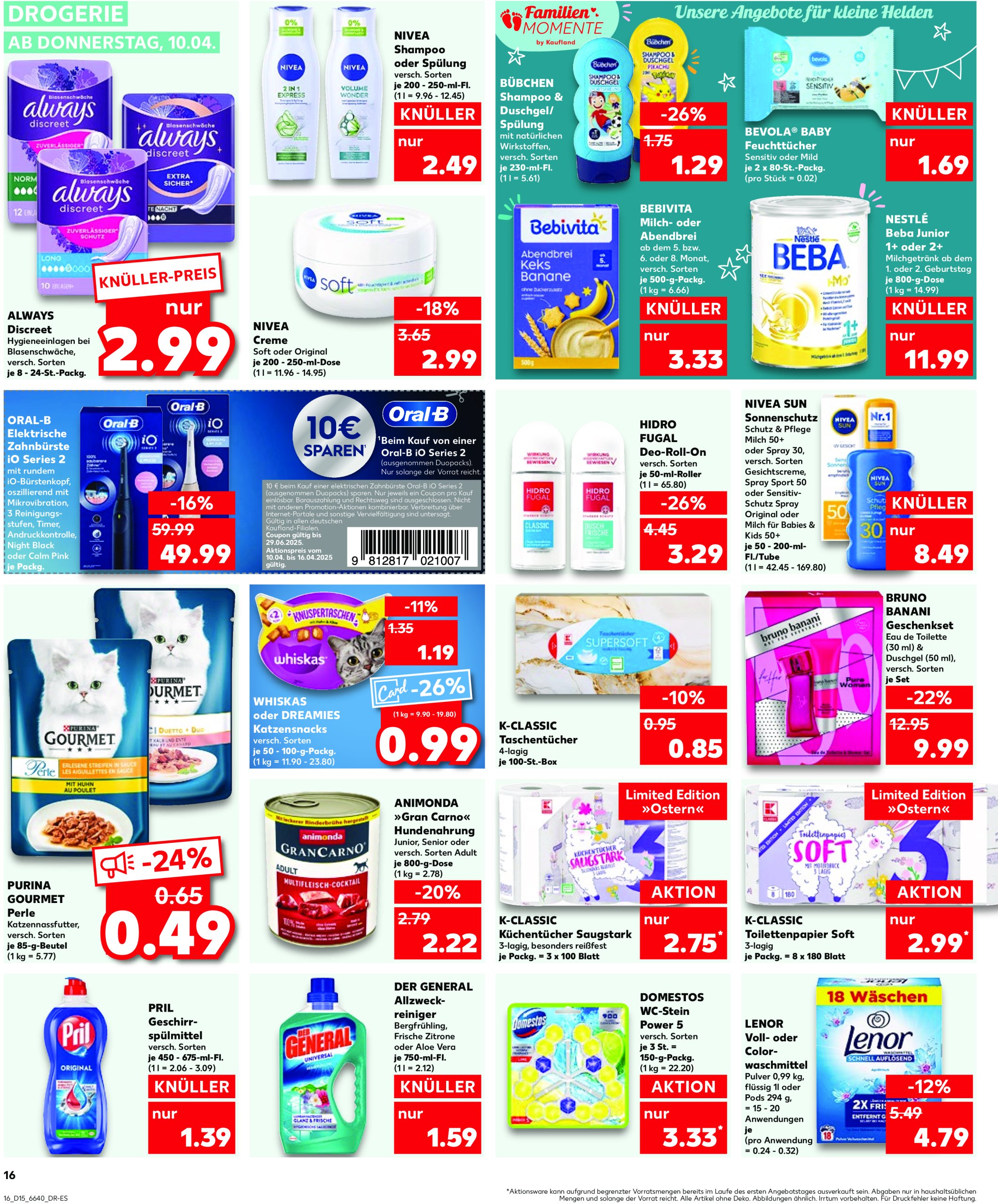 kaufland - Kaufland-Prospekt gültig von 10.04. bis 16.04. - page: 16