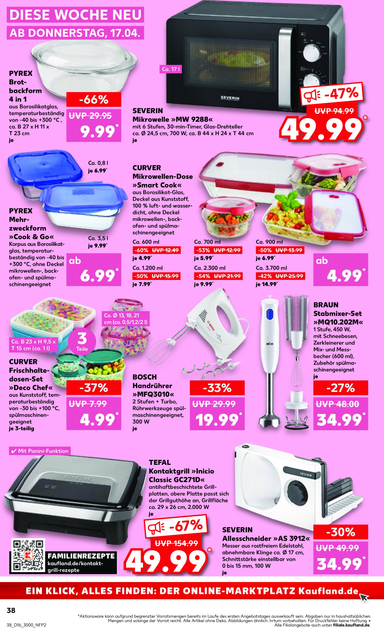 kaufland - Kaufland-Prospekt gültig von 17.04. bis 23.04. - page: 38 kaufland - Kaufland-Prospekt gültig von 17.04. bis 23.04. - page: 38