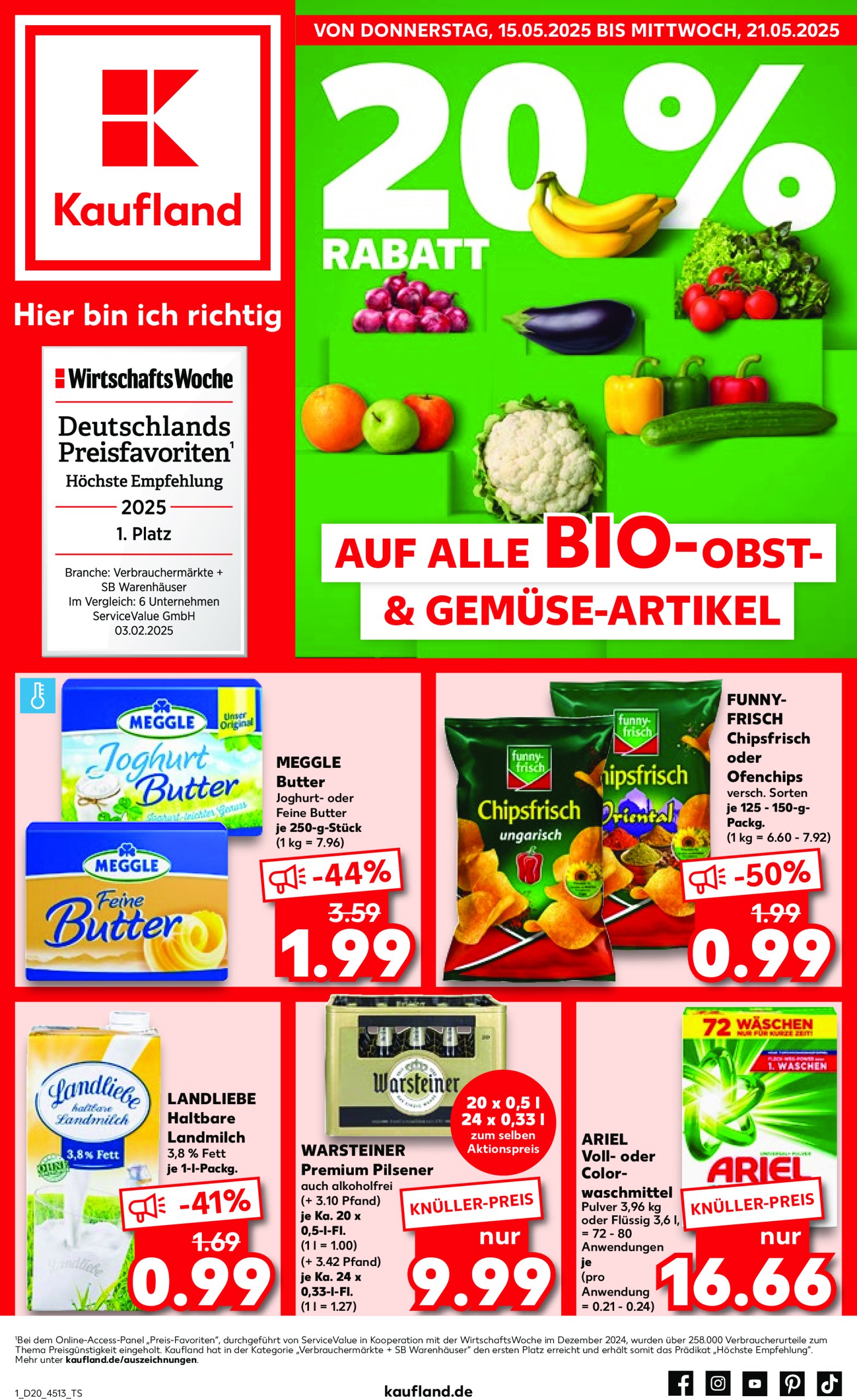 kaufland - Kaufland-Prospekt gültig von 15.05. bis 21.05.