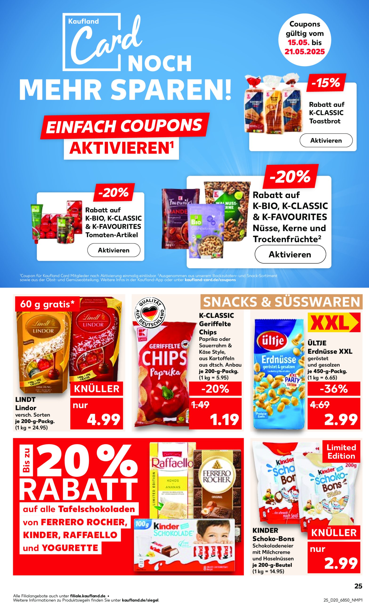 kaufland - Kaufland-Prospekt gültig von 15.05. bis 21.05. - page: 25 kaufland - Kaufland-Prospekt gültig von 15.05. bis 21.05. - page: 25