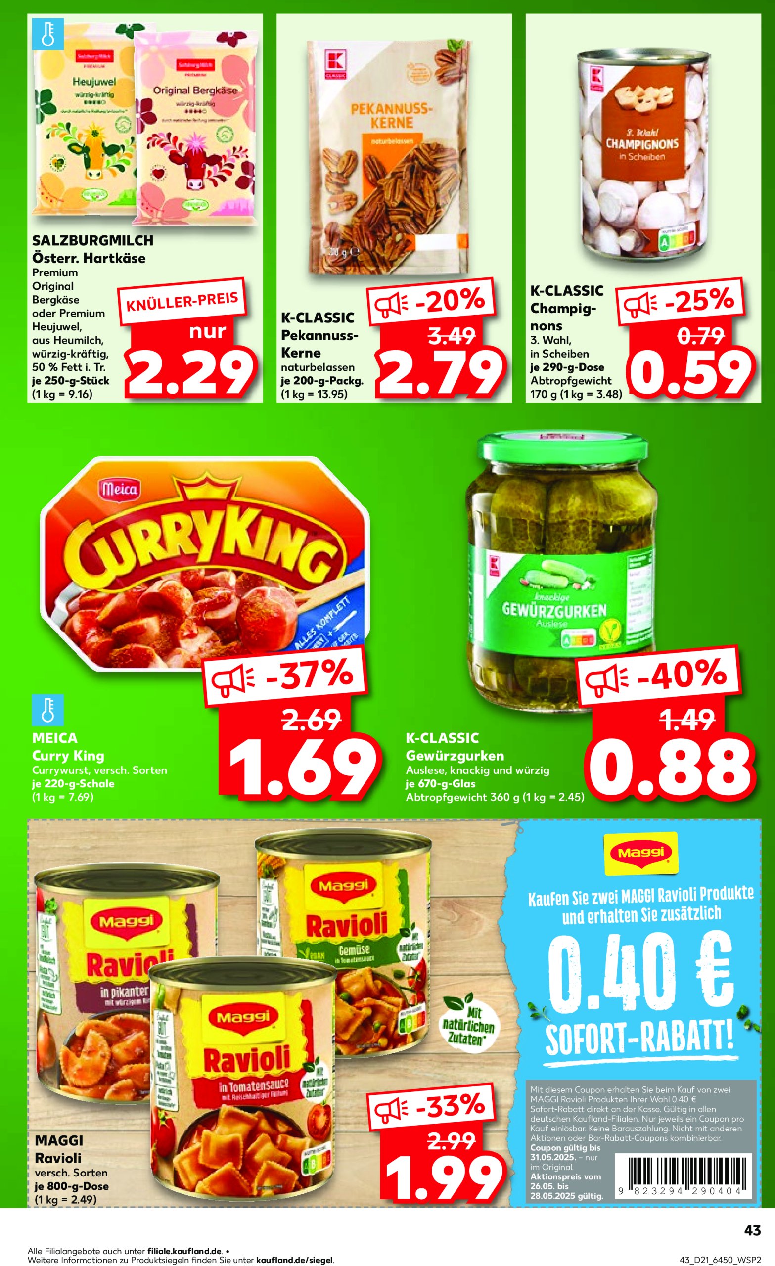kaufland - Kaufland-Prospekt gültig von 22.05. bis 28.05. - page: 43 kaufland - Kaufland-Prospekt gültig von 22.05. bis 28.05. - page: 43