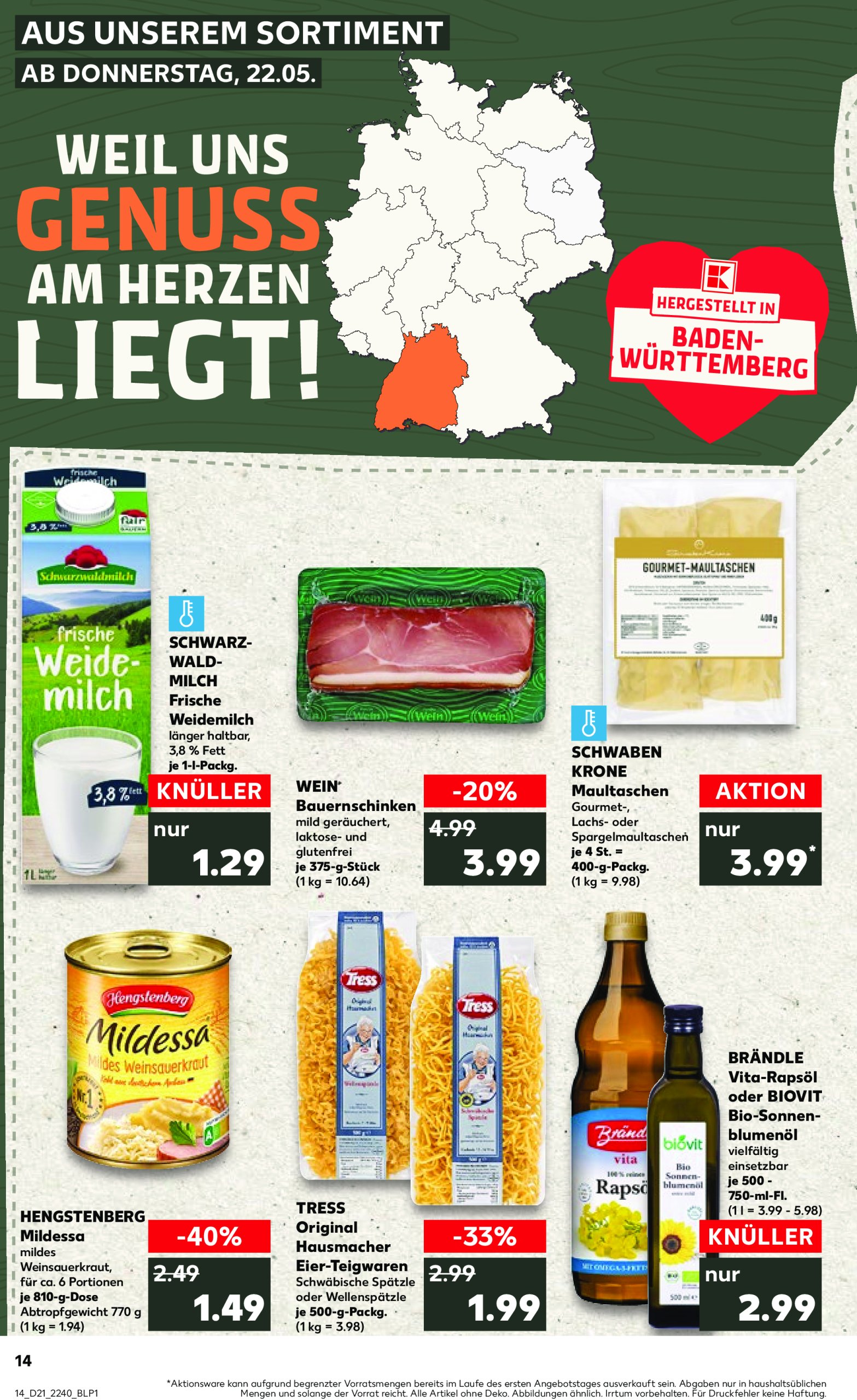 kaufland - Kaufland-Prospekt gültig von 22.05. bis 28.05. - page: 14 kaufland - Kaufland-Prospekt gültig von 22.05. bis 28.05. - page: 14
