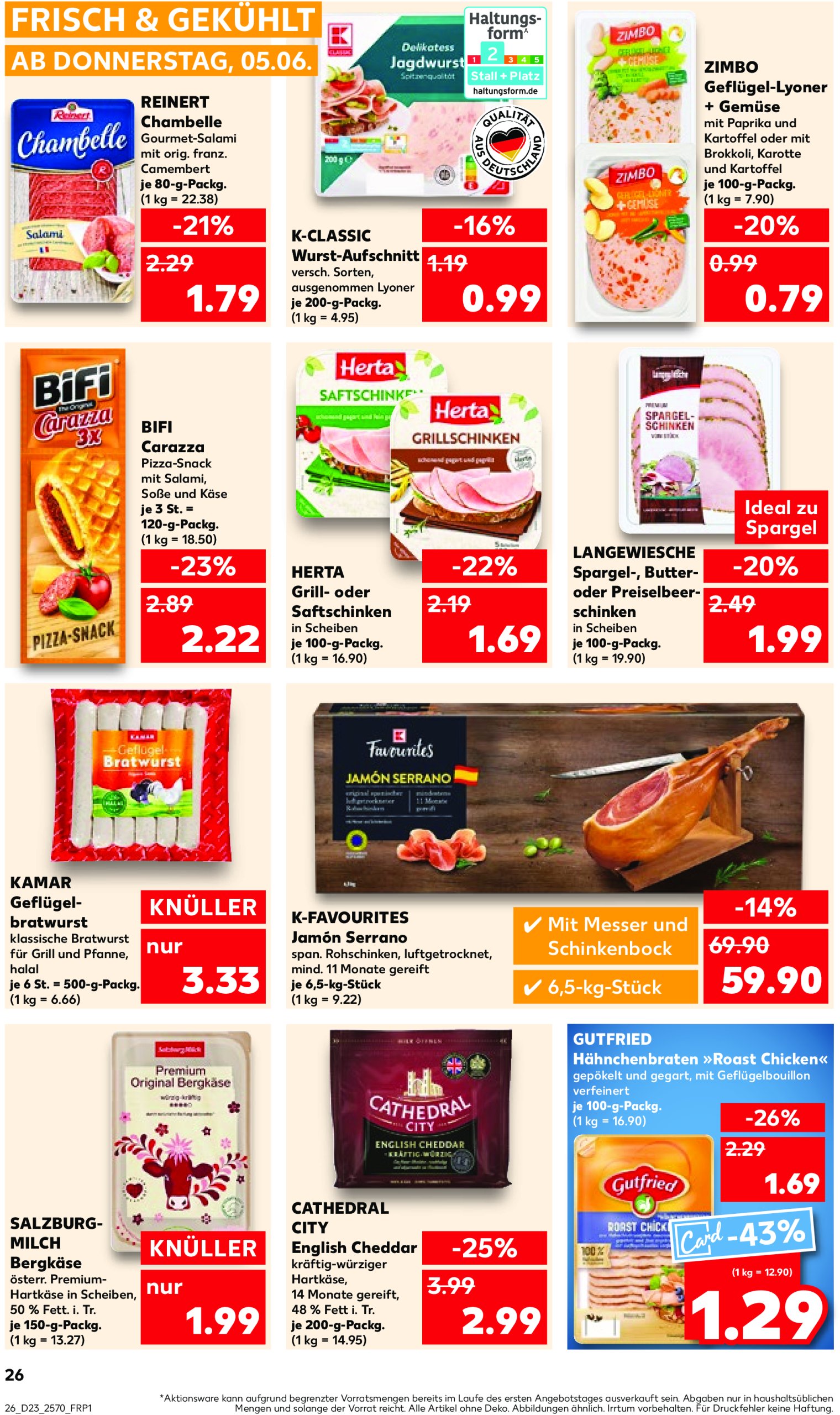 kaufland - Kaufland-Prospekt gültig von 05.06. bis 11.06. - page: 26