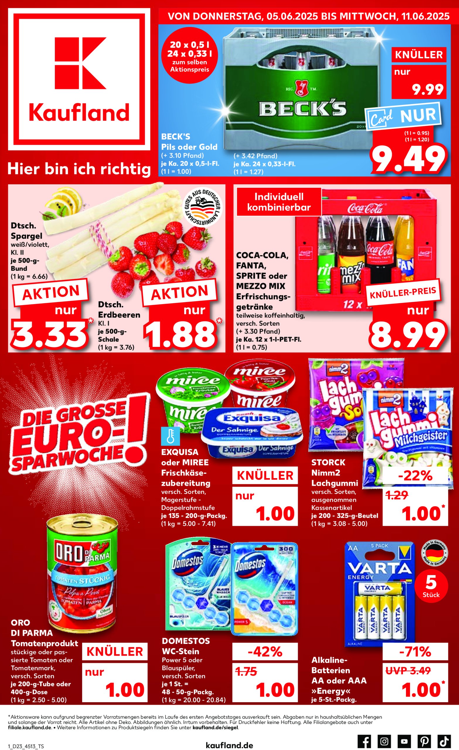 kaufland - Kaufland-Prospekt gültig von 05.06. bis 11.06.
