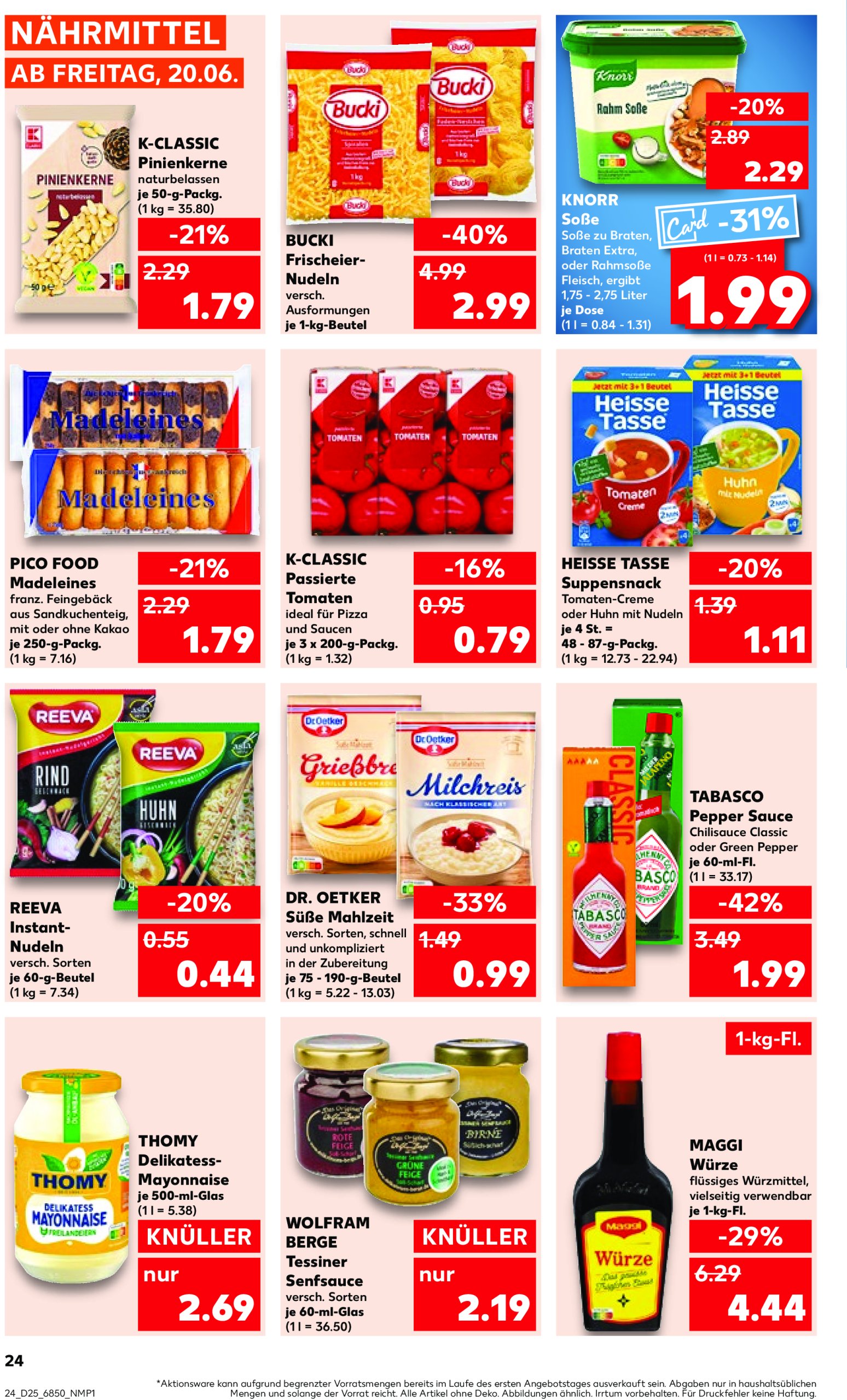 kaufland - Kaufland-Prospekt gültig vom 20.06. bis 25.06. - page: 24 kaufland - Kaufland-Prospekt gültig vom 20.06. bis 25.06. - page: 24