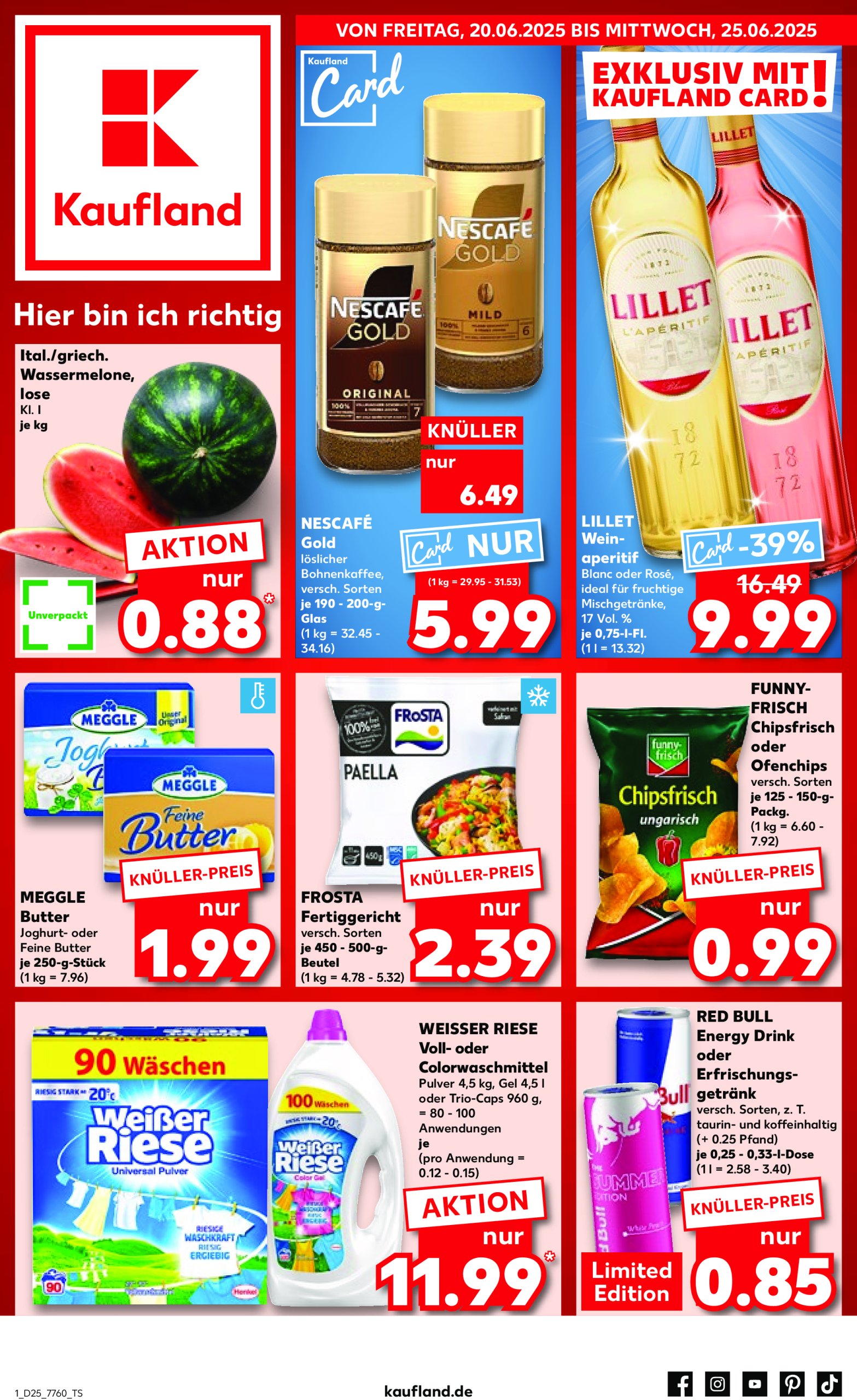 kaufland - Kaufland-Prospekt gültig vom 20.06. bis 25.06.