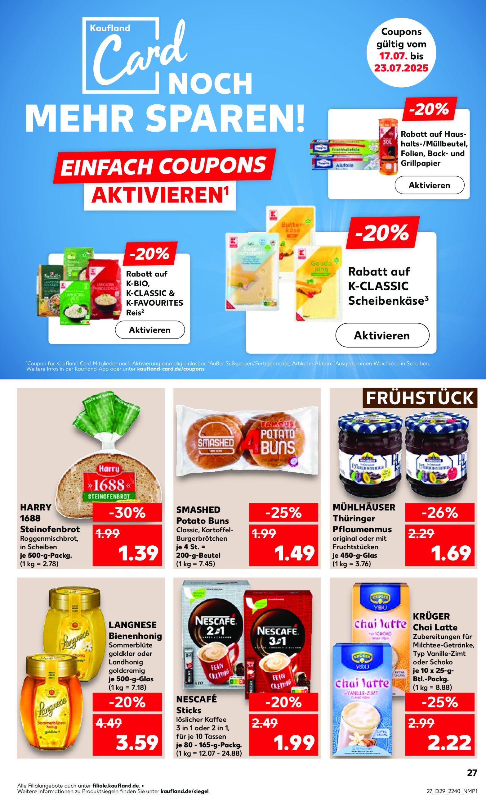 kaufland - Kaufland-Prospekt gültig vom 17.07. bis 23.07. - page: 27 kaufland - Kaufland-Prospekt gültig vom 17.07. bis 23.07. - page: 27