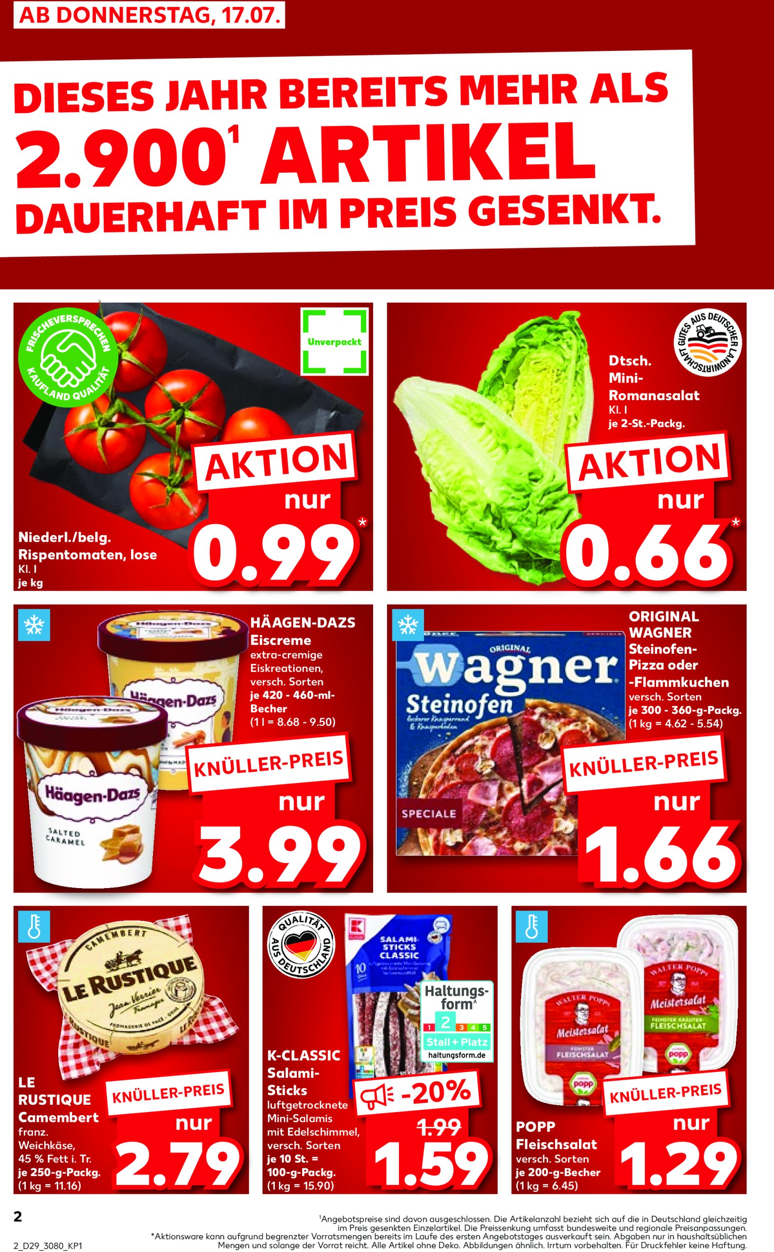 kaufland - Kaufland-Prospekt gültig vom 17.07. bis 23.07. - page: 2 kaufland - Kaufland-Prospekt gültig vom 17.07. bis 23.07. - page: 2