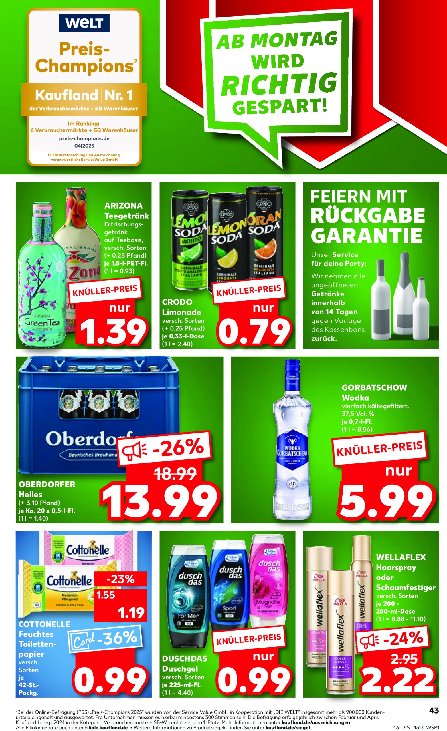 kaufland - Kaufland-Prospekt gültig vom 17.07. bis 23.07. - page: 43 kaufland - Kaufland-Prospekt gültig vom 17.07. bis 23.07. - page: 43