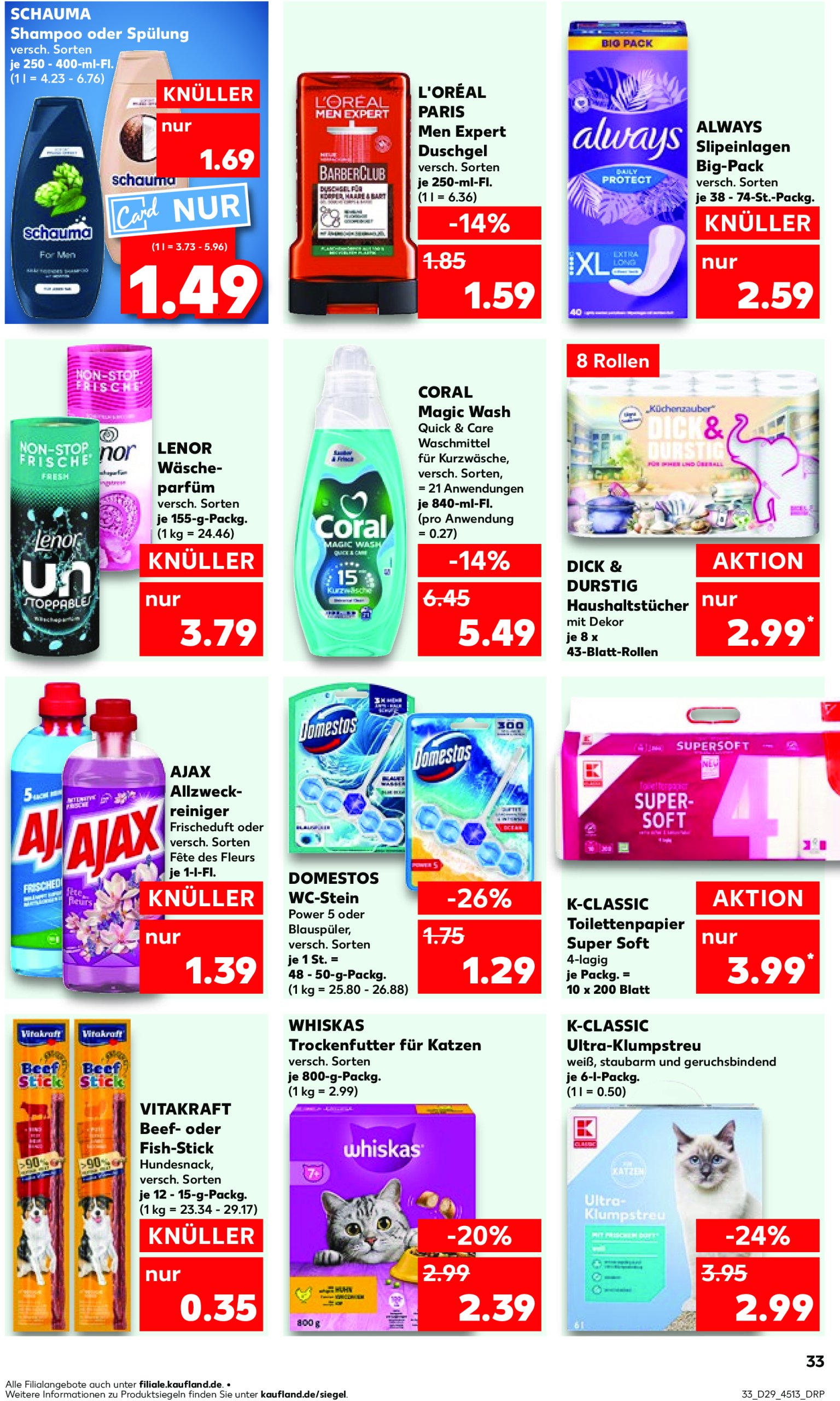 kaufland - Kaufland-Prospekt gültig vom 17.07. bis 23.07. - page: 33 kaufland - Kaufland-Prospekt gültig vom 17.07. bis 23.07. - page: 33