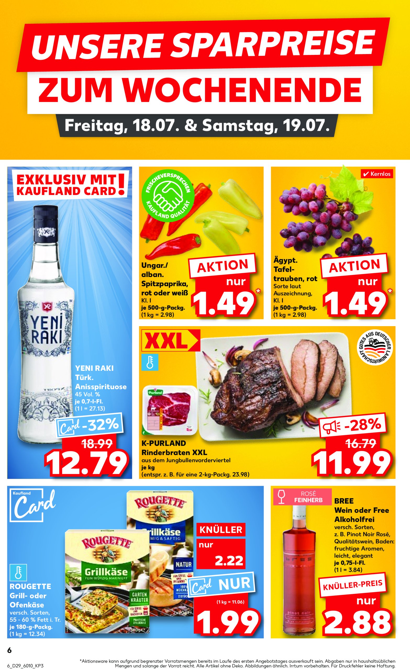 kaufland - Kaufland-Prospekt gültig vom 17.07. bis 23.07. - page: 6 kaufland - Kaufland-Prospekt gültig vom 17.07. bis 23.07. - page: 6