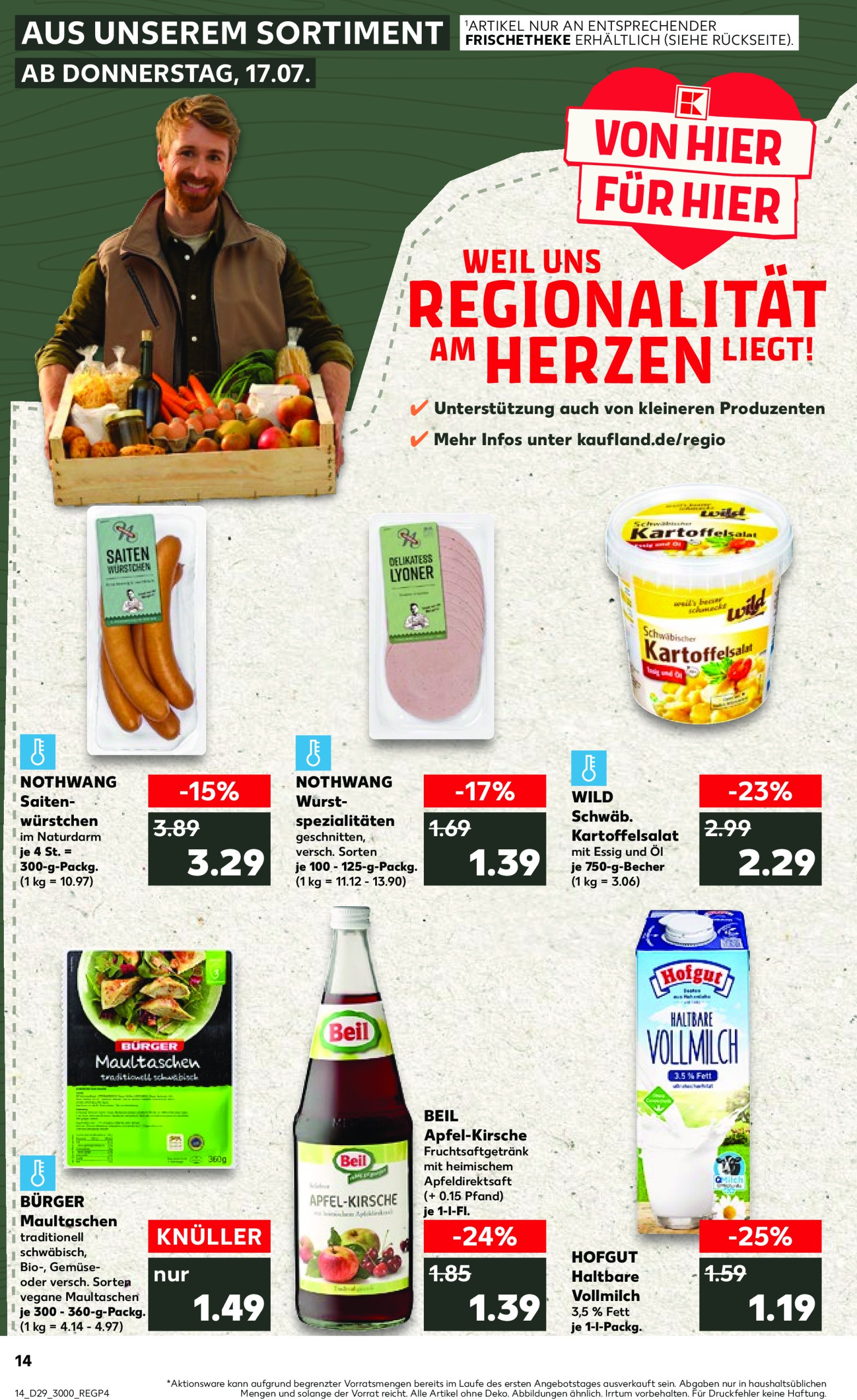 kaufland - Kaufland-Prospekt gültig vom 17.07. bis 23.07. - page: 14 kaufland - Kaufland-Prospekt gültig vom 17.07. bis 23.07. - page: 14