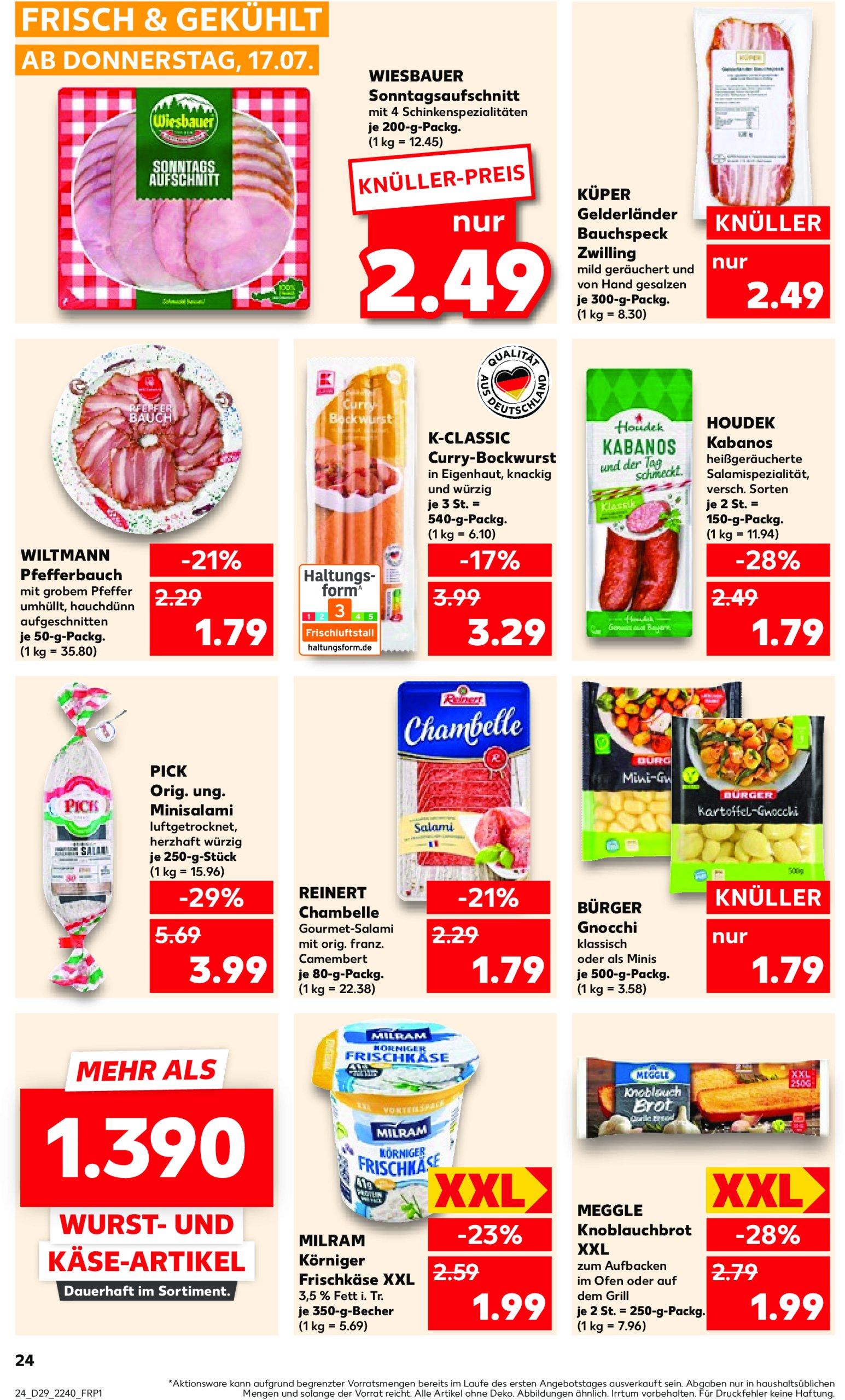 kaufland - Kaufland-Prospekt gültig vom 17.07. bis 23.07. - page: 24 kaufland - Kaufland-Prospekt gültig vom 17.07. bis 23.07. - page: 24