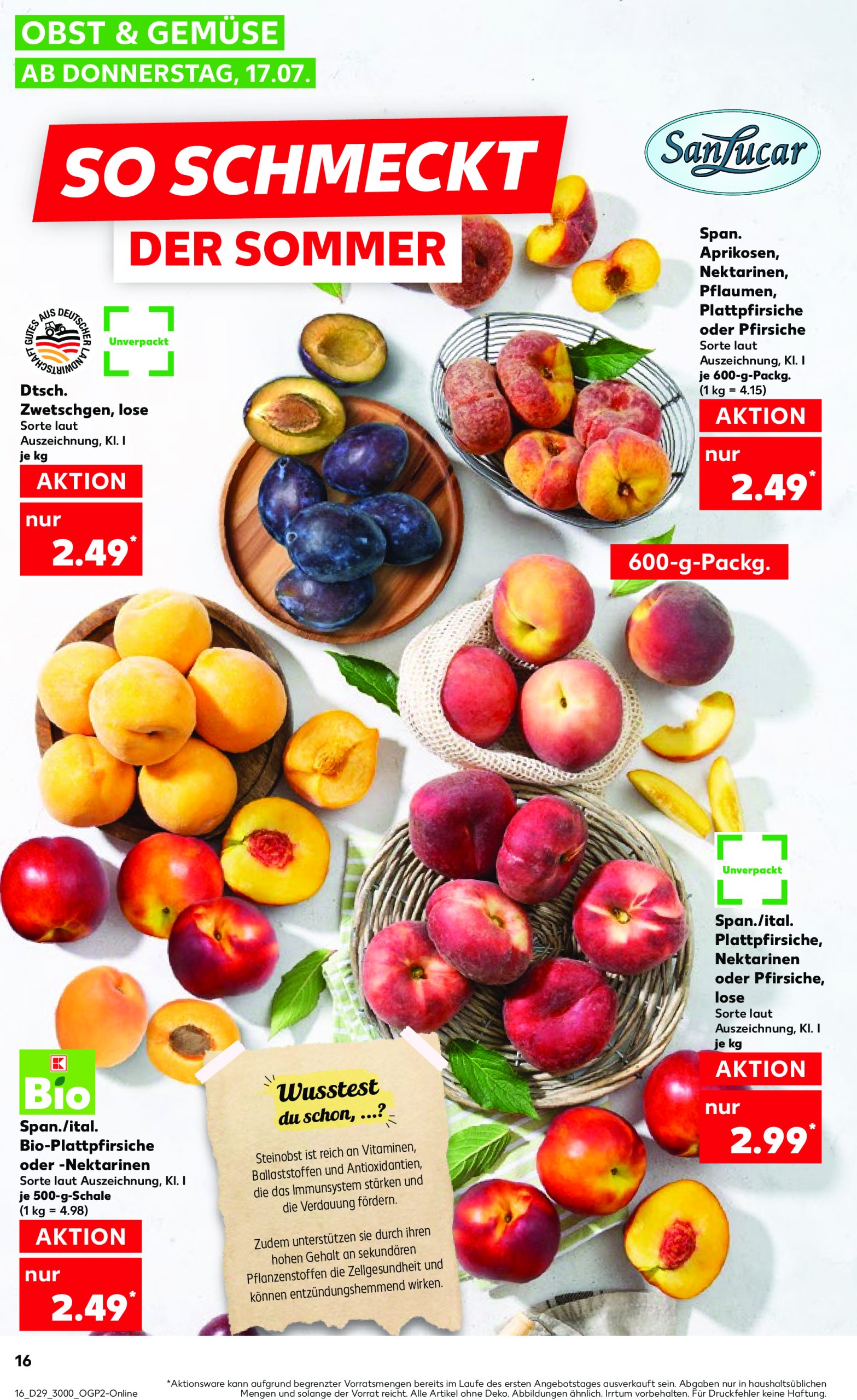kaufland - Kaufland-Prospekt gültig vom 17.07. bis 23.07. - page: 16 kaufland - Kaufland-Prospekt gültig vom 17.07. bis 23.07. - page: 16