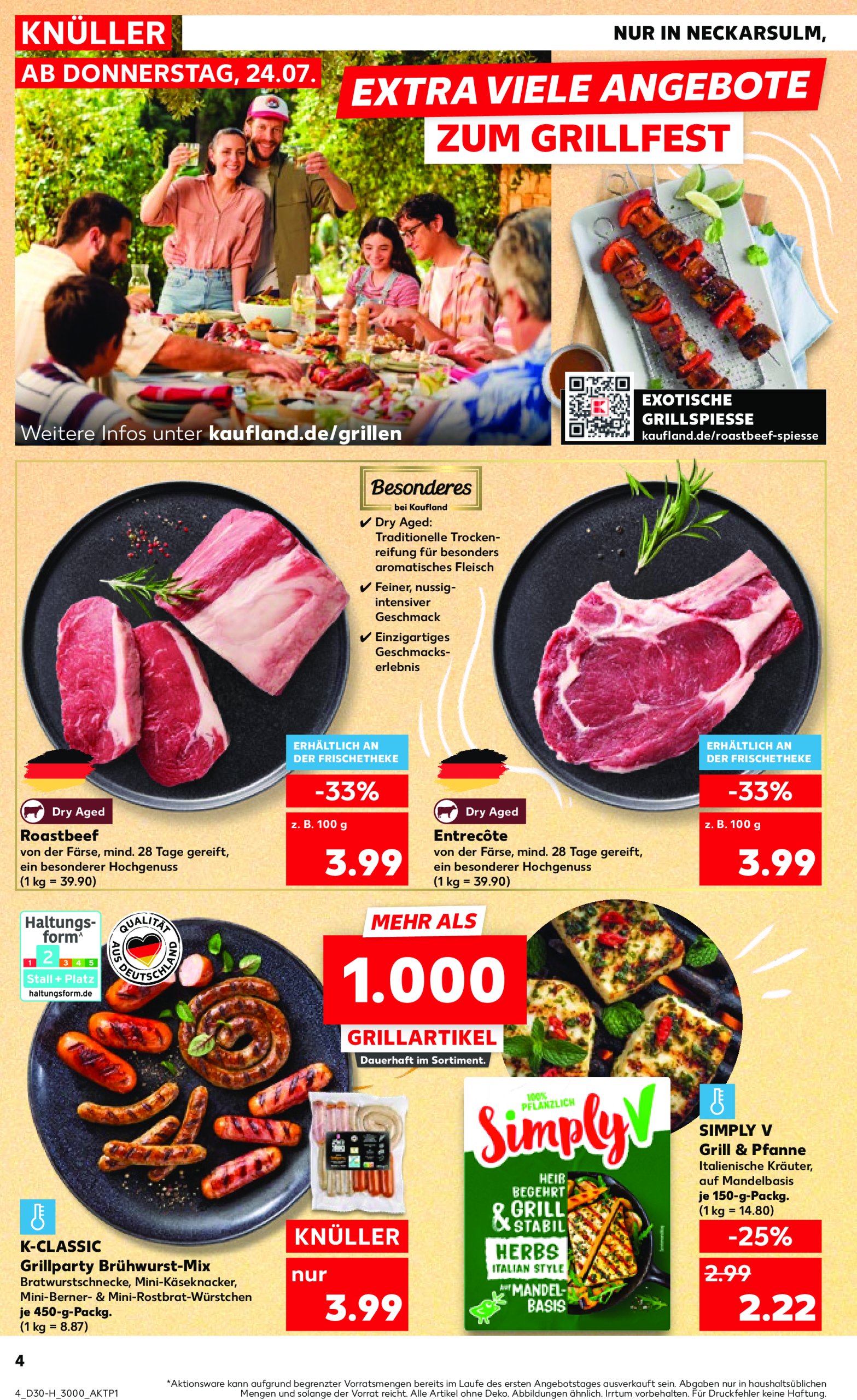 kaufland - Kaufland - Neckarsulm-Prospekt gültig vom 24.07. bis 30.07. - page: 4