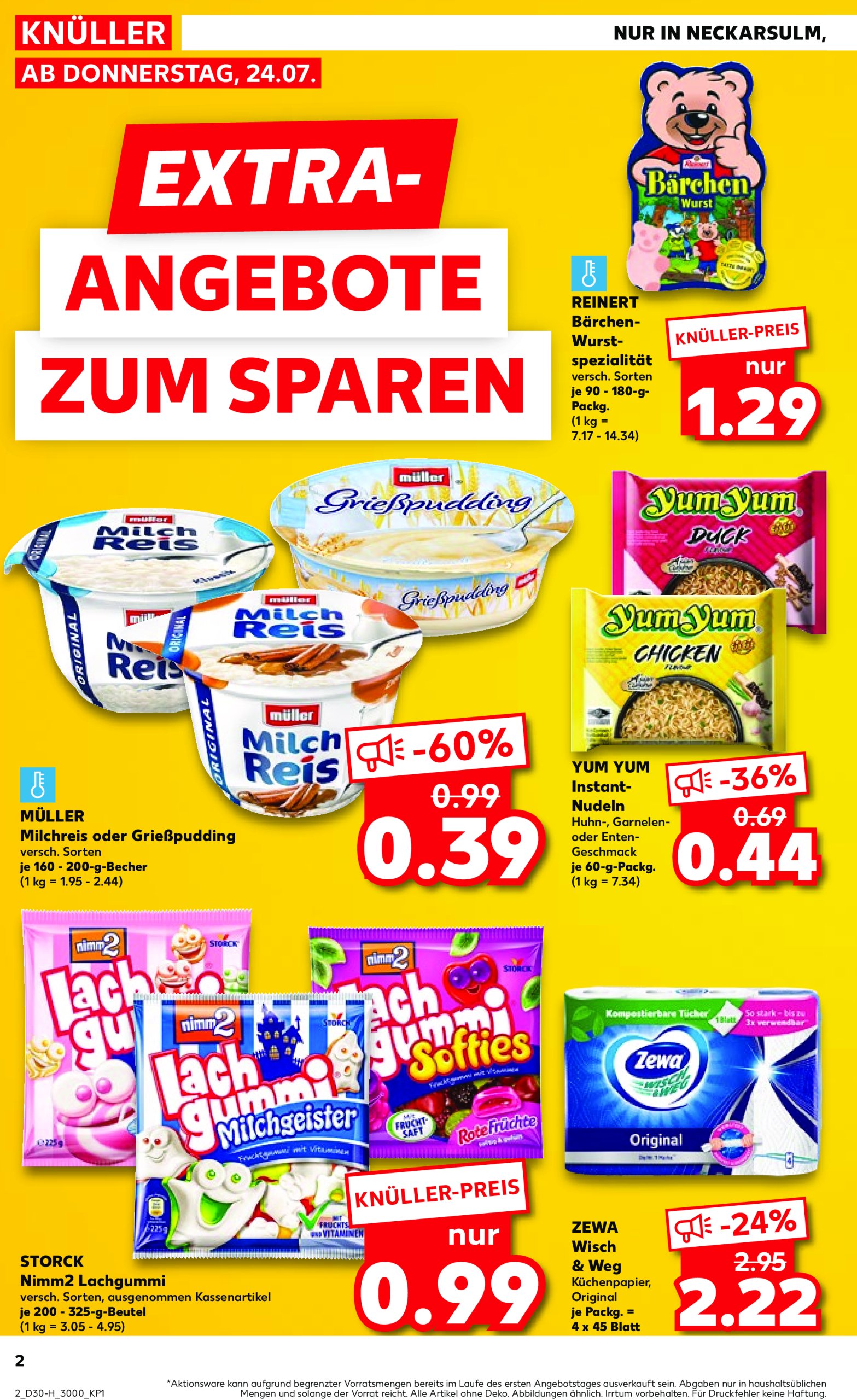 kaufland - Kaufland - Neckarsulm-Prospekt gültig vom 24.07. bis 30.07. - page: 2