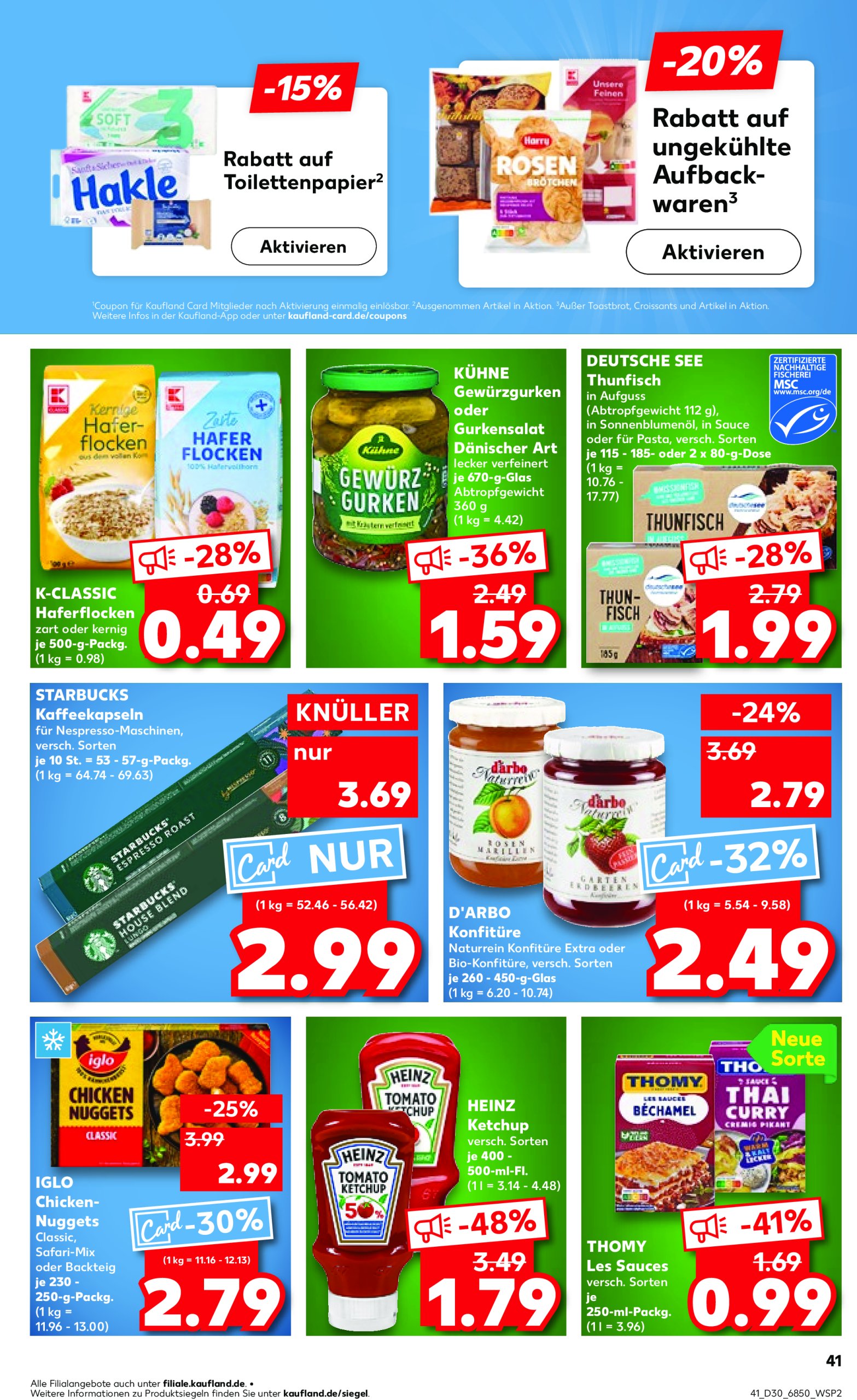 kaufland - Kaufland-Prospekt gültig vom 24.07. bis 30.07. - page: 41 kaufland - Kaufland-Prospekt gültig vom 24.07. bis 30.07. - page: 41