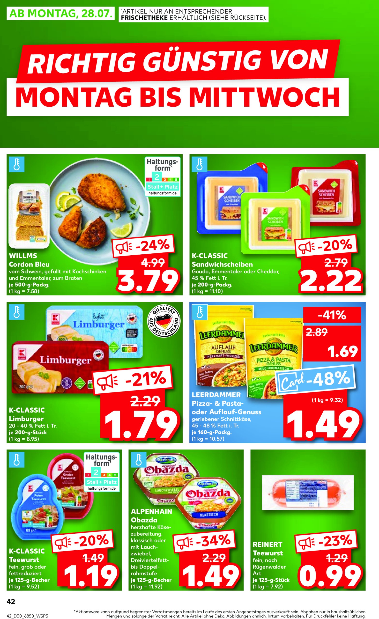 kaufland - Kaufland-Prospekt gültig vom 24.07. bis 30.07. - page: 42 kaufland - Kaufland-Prospekt gültig vom 24.07. bis 30.07. - page: 42