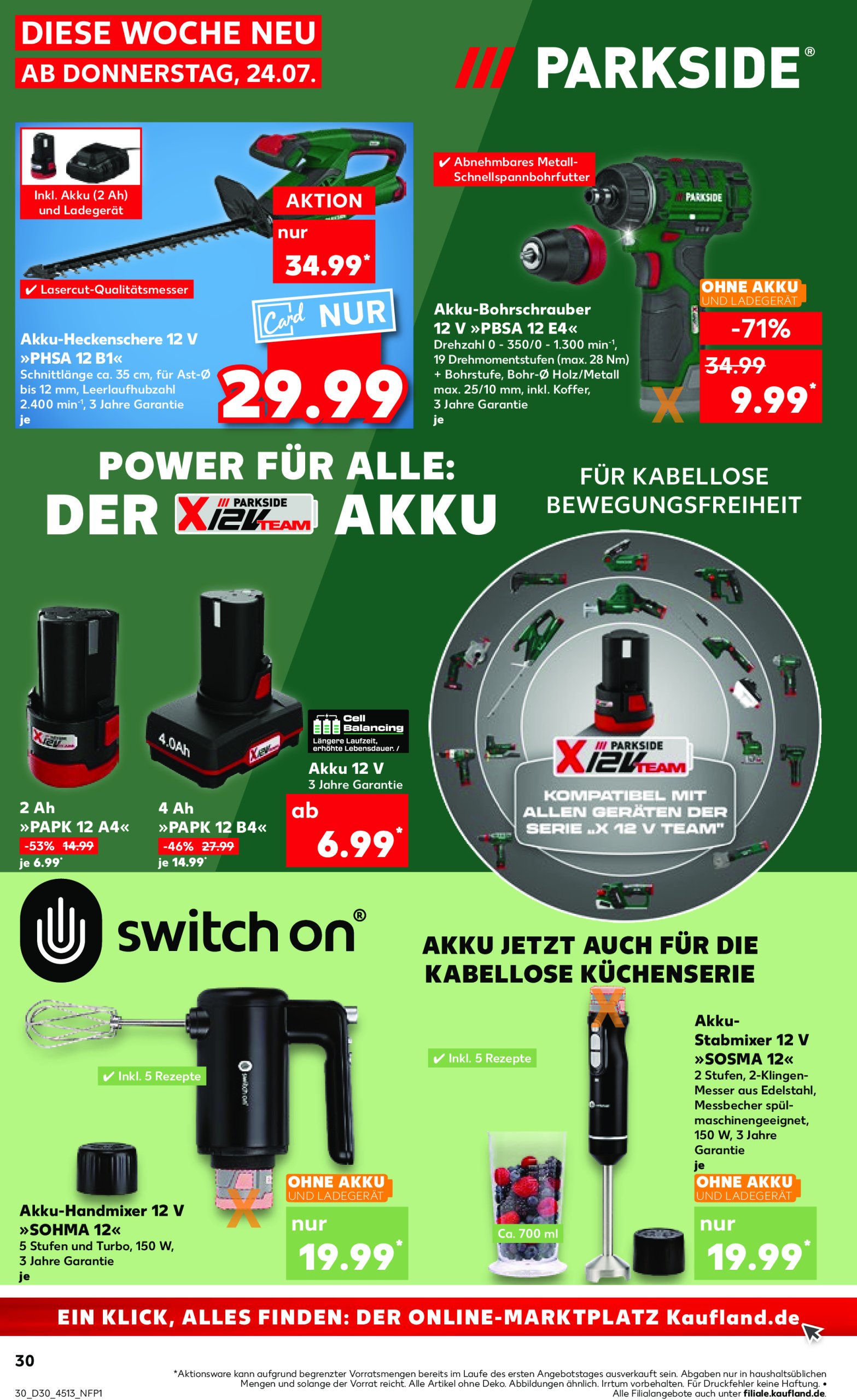 kaufland - Kaufland-Prospekt gültig vom 24.07. bis 30.07. - page: 30 kaufland - Kaufland-Prospekt gültig vom 24.07. bis 30.07. - page: 30
