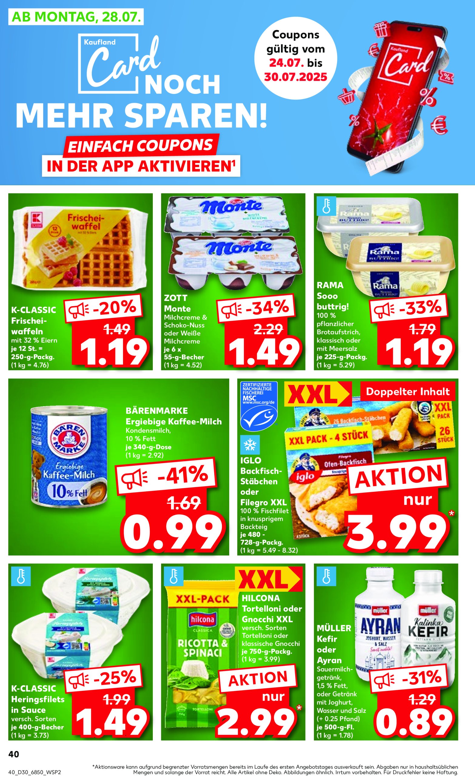 kaufland - Kaufland-Prospekt gültig vom 24.07. bis 30.07. - page: 40 kaufland - Kaufland-Prospekt gültig vom 24.07. bis 30.07. - page: 40
