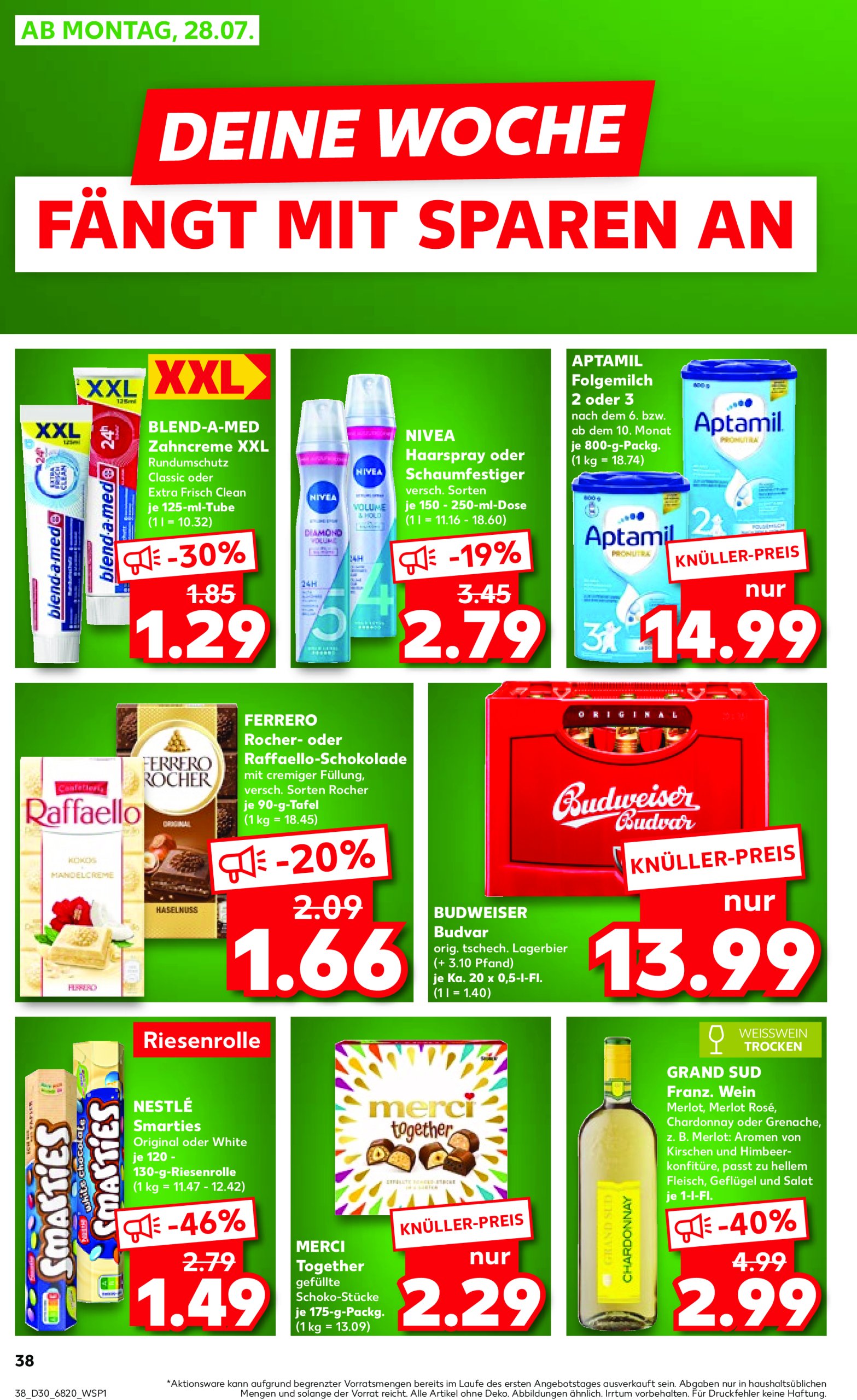 kaufland - Kaufland-Prospekt gültig vom 24.07. bis 30.07. - page: 38 kaufland - Kaufland-Prospekt gültig vom 24.07. bis 30.07. - page: 38