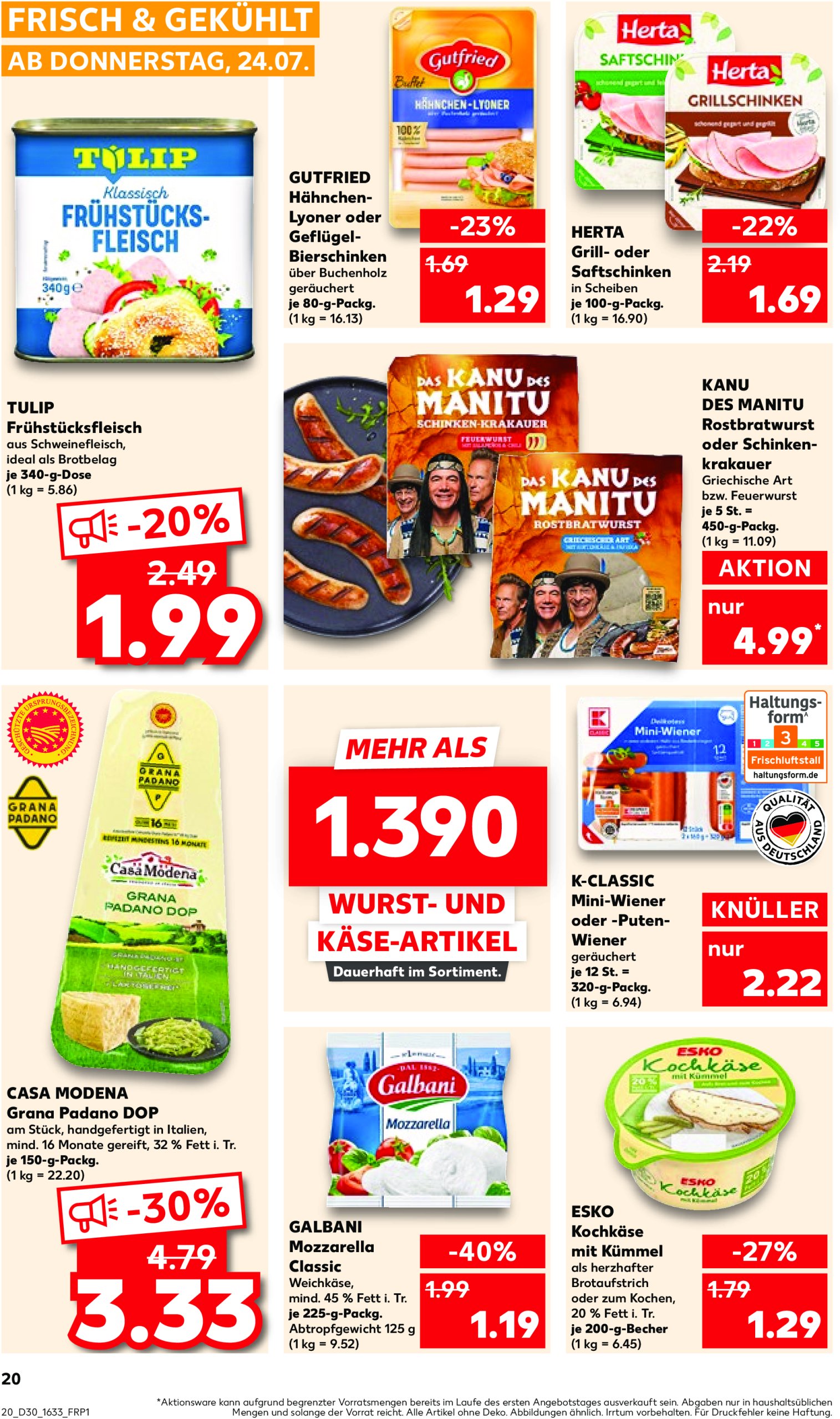 kaufland - Kaufland-Prospekt gültig vom 24.07. bis 30.07. - page: 20 kaufland - Kaufland-Prospekt gültig vom 24.07. bis 30.07. - page: 20