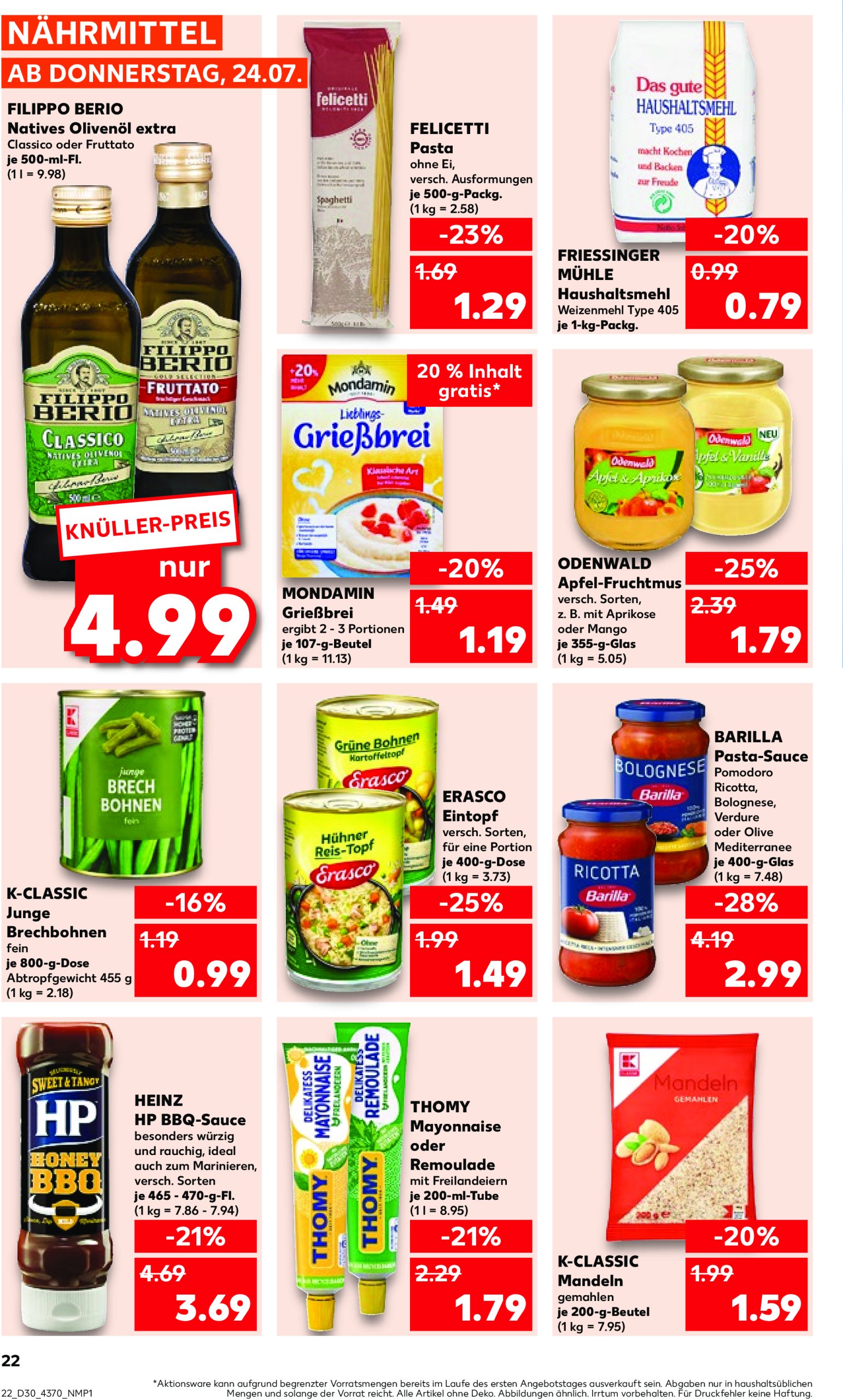 kaufland - Kaufland-Prospekt gültig vom 24.07. bis 30.07. - page: 22 kaufland - Kaufland-Prospekt gültig vom 24.07. bis 30.07. - page: 22