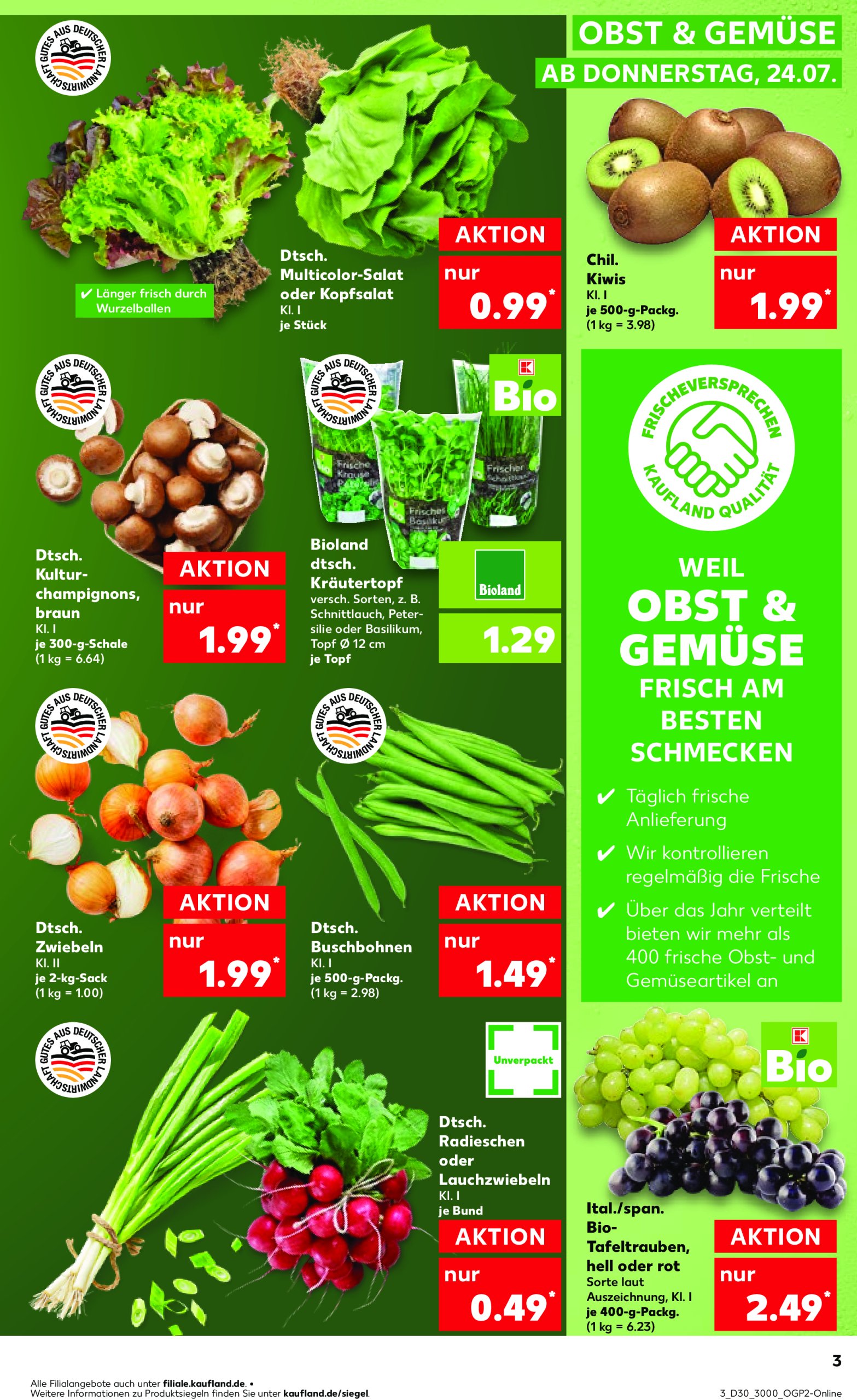 kaufland - Kaufland-Prospekt gültig vom 24.07. bis 30.07. - page: 3 kaufland - Kaufland-Prospekt gültig vom 24.07. bis 30.07. - page: 3