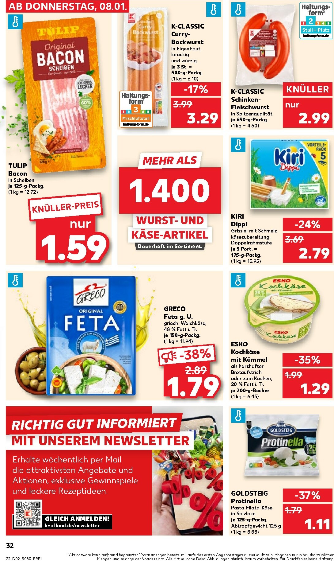 kaufland - Kaufland-Prospekt gültig vom 08.01. bis 14.01. - page: 32