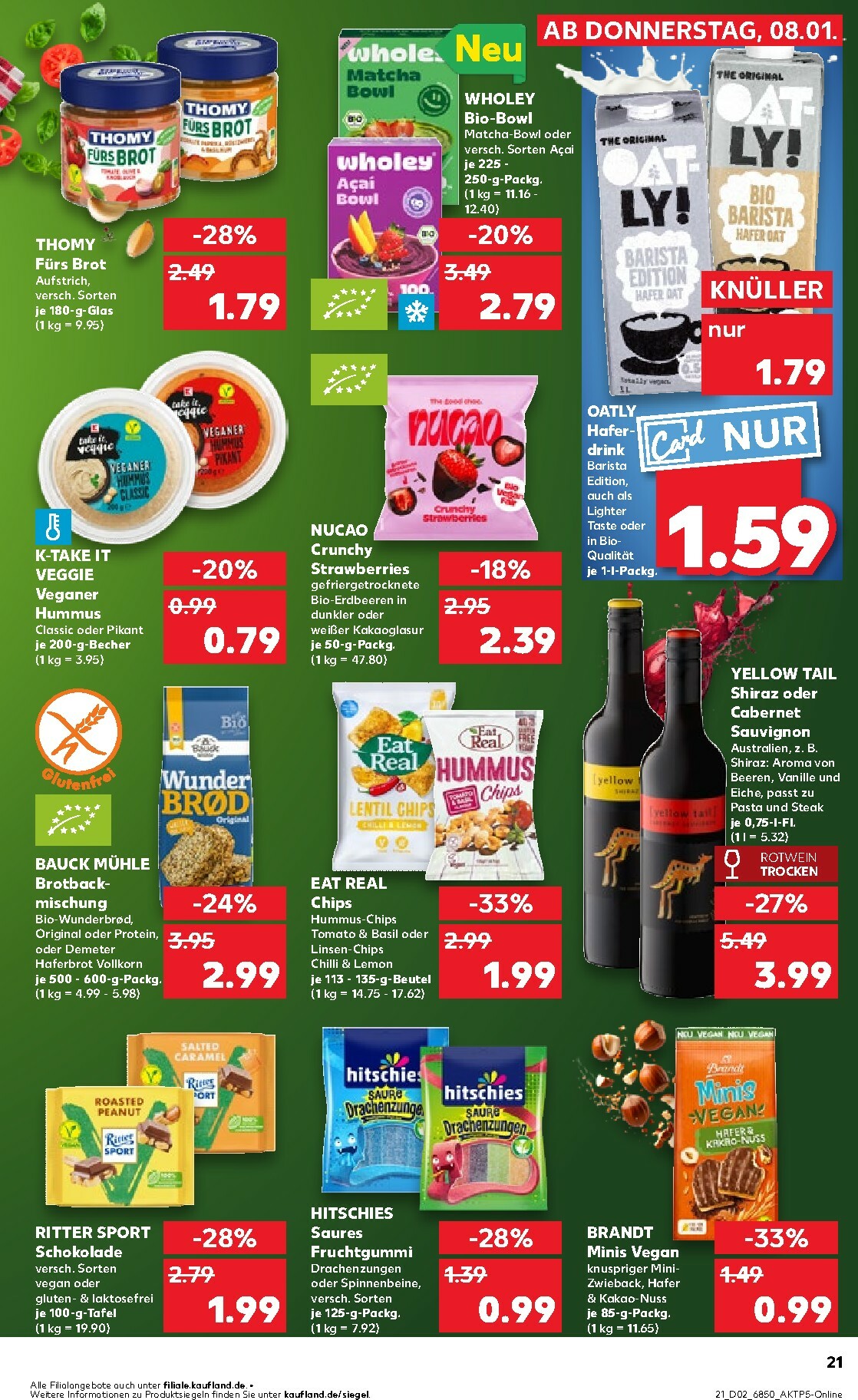 kaufland - Kaufland-Prospekt gültig vom 08.01. bis 14.01. - page: 21