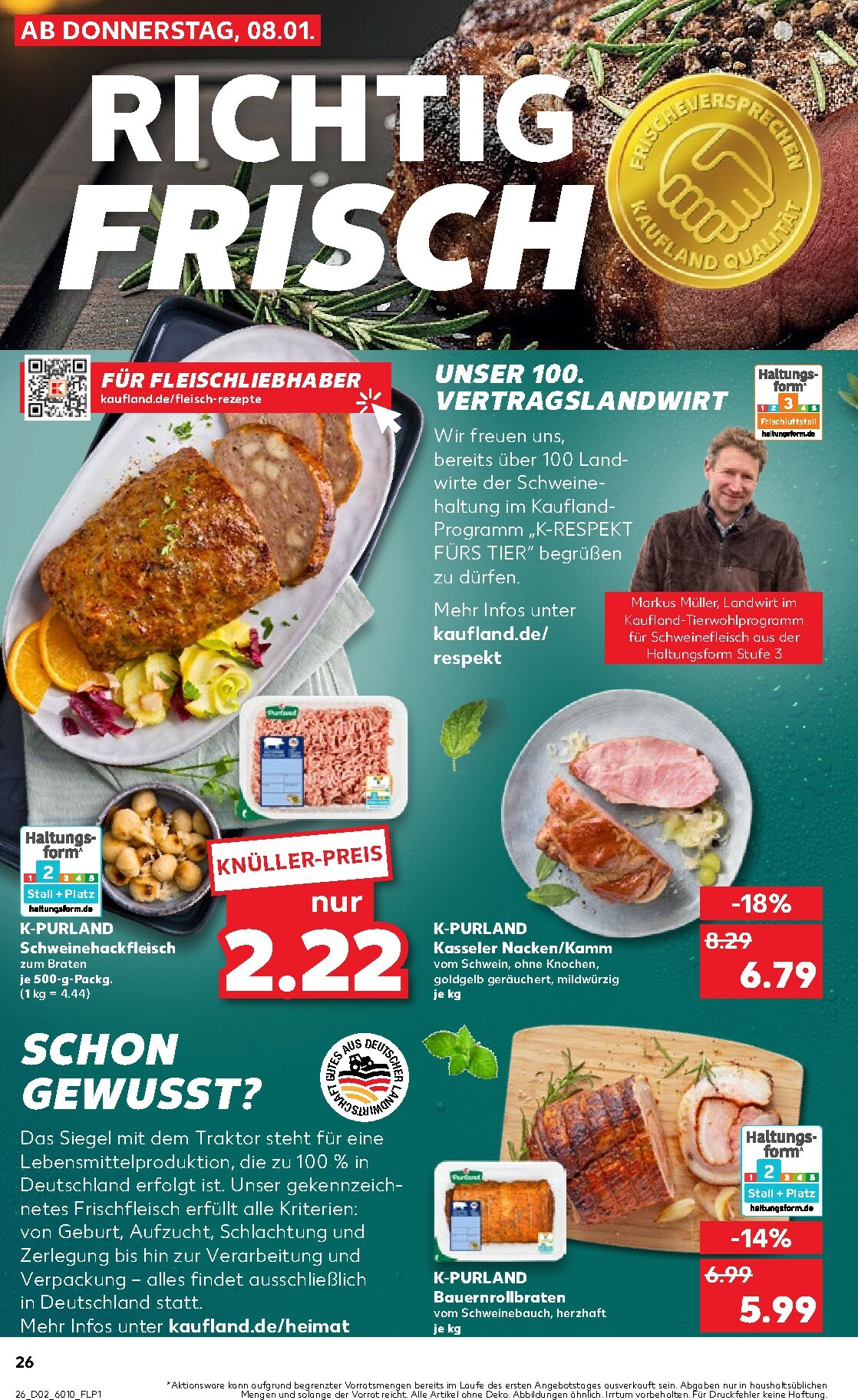 kaufland - Kaufland-Prospekt gültig vom 08.01. bis 14.01. - page: 26