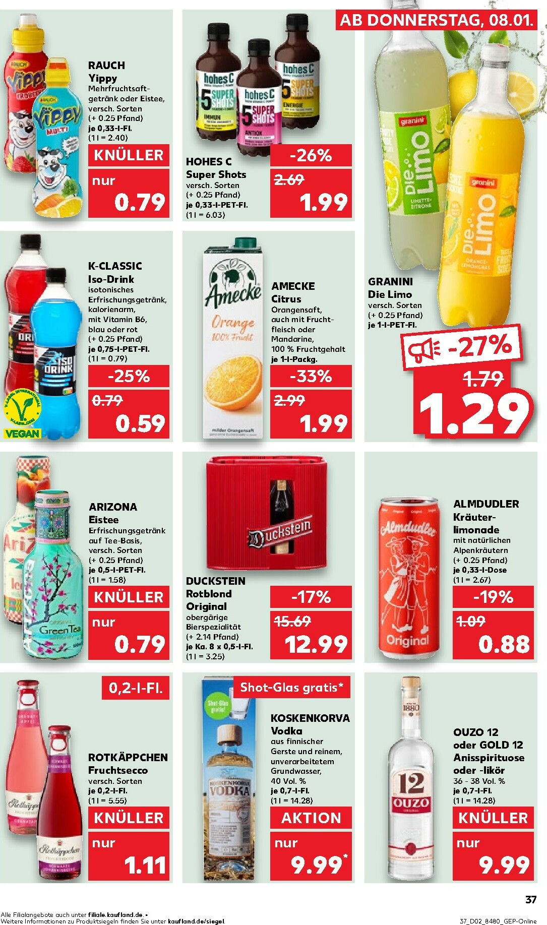 kaufland - Kaufland-Prospekt gültig vom 08.01. bis 14.01. - page: 37