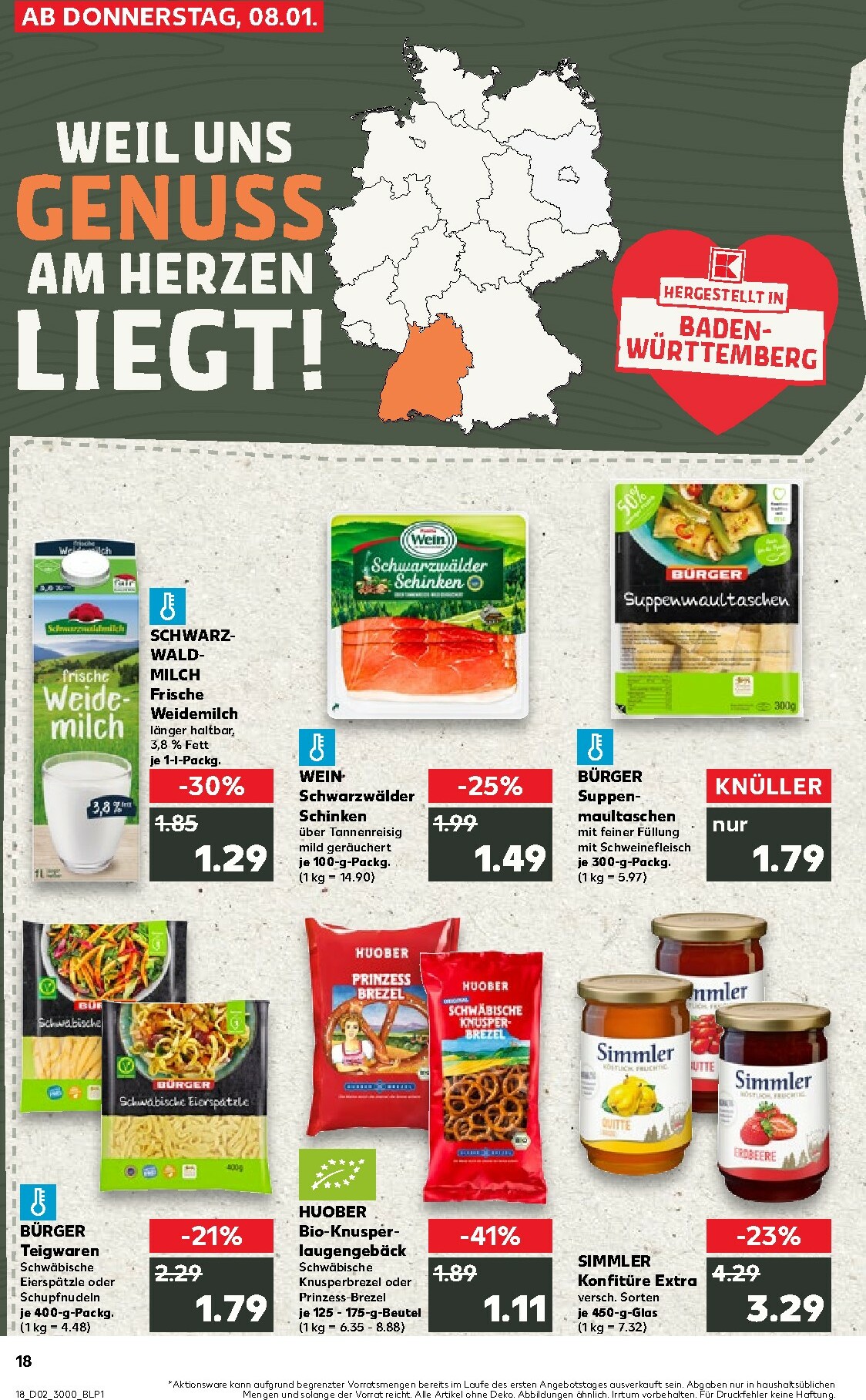 kaufland - Kaufland - Wochenstart-Prospekt gültig vom 12.01. bis 14.01. - page: 18