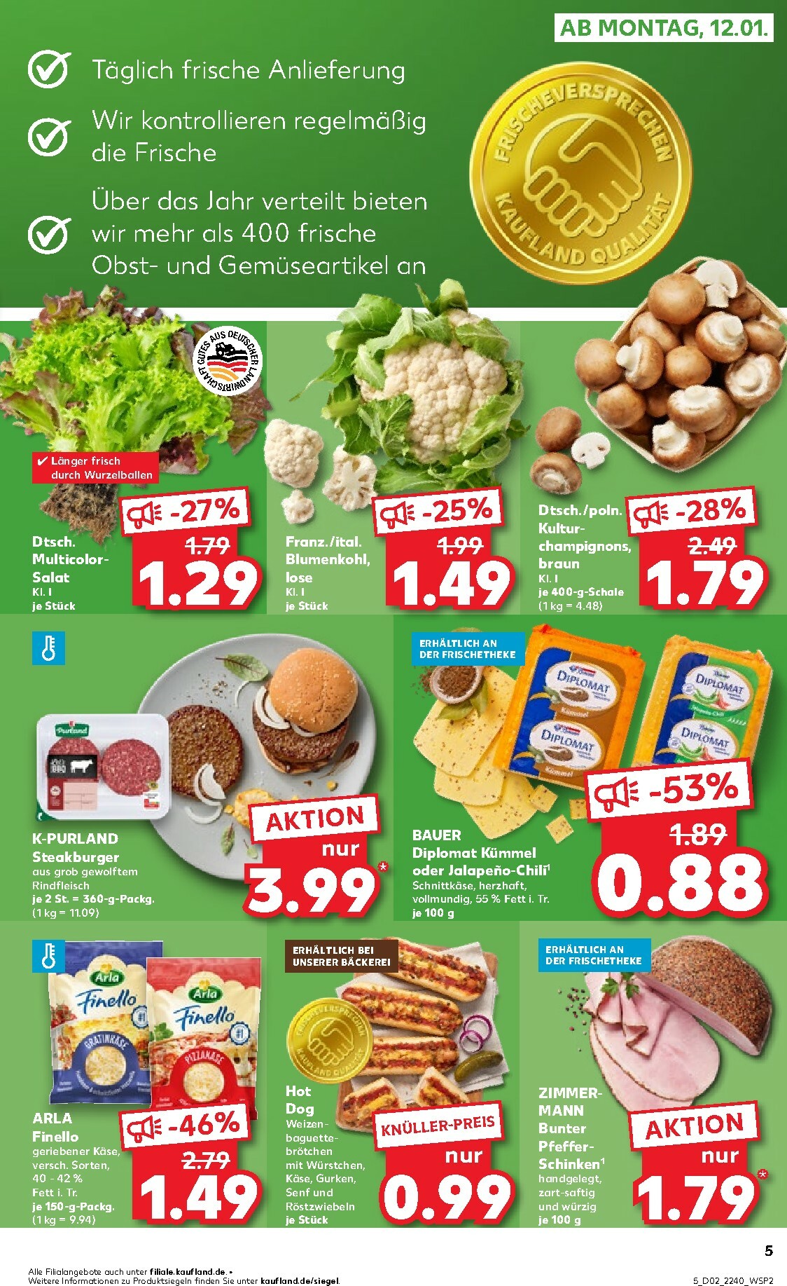 kaufland - Kaufland - Wochenstart-Prospekt gültig vom 12.01. bis 14.01. - page: 5