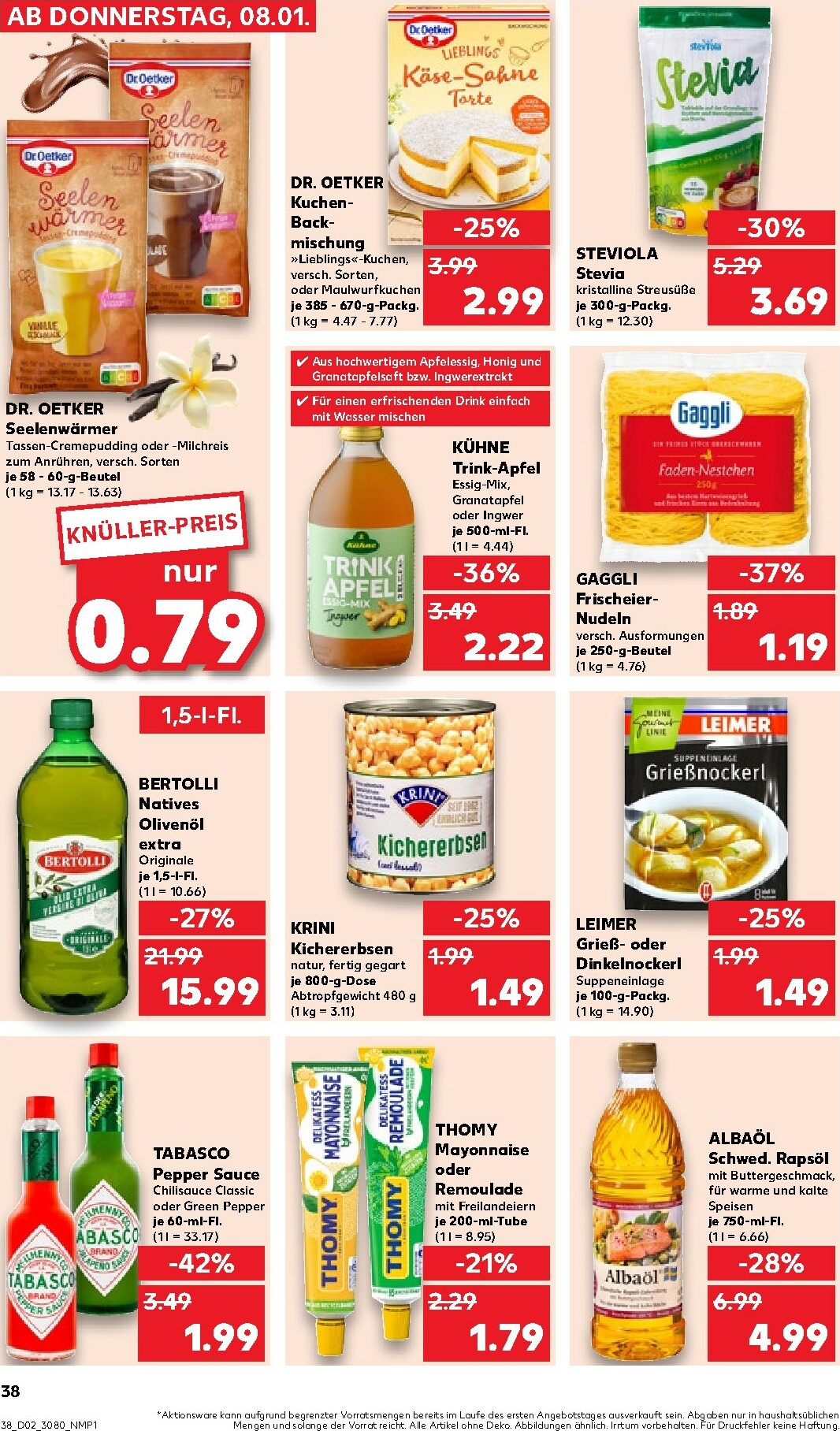 kaufland - Kaufland - Wochenstart-Prospekt gültig vom 12.01. bis 14.01. - page: 38