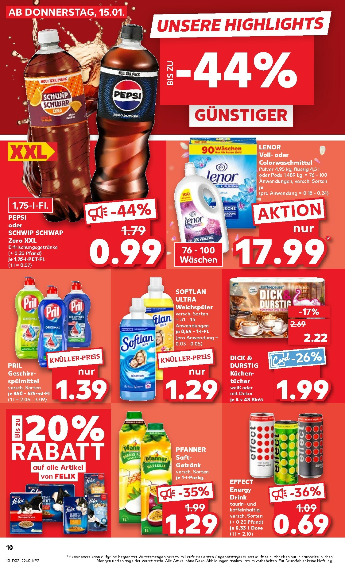 kaufland - Kaufland-Prospekt gültig vom 15.01. bis 21.01. - page: 10