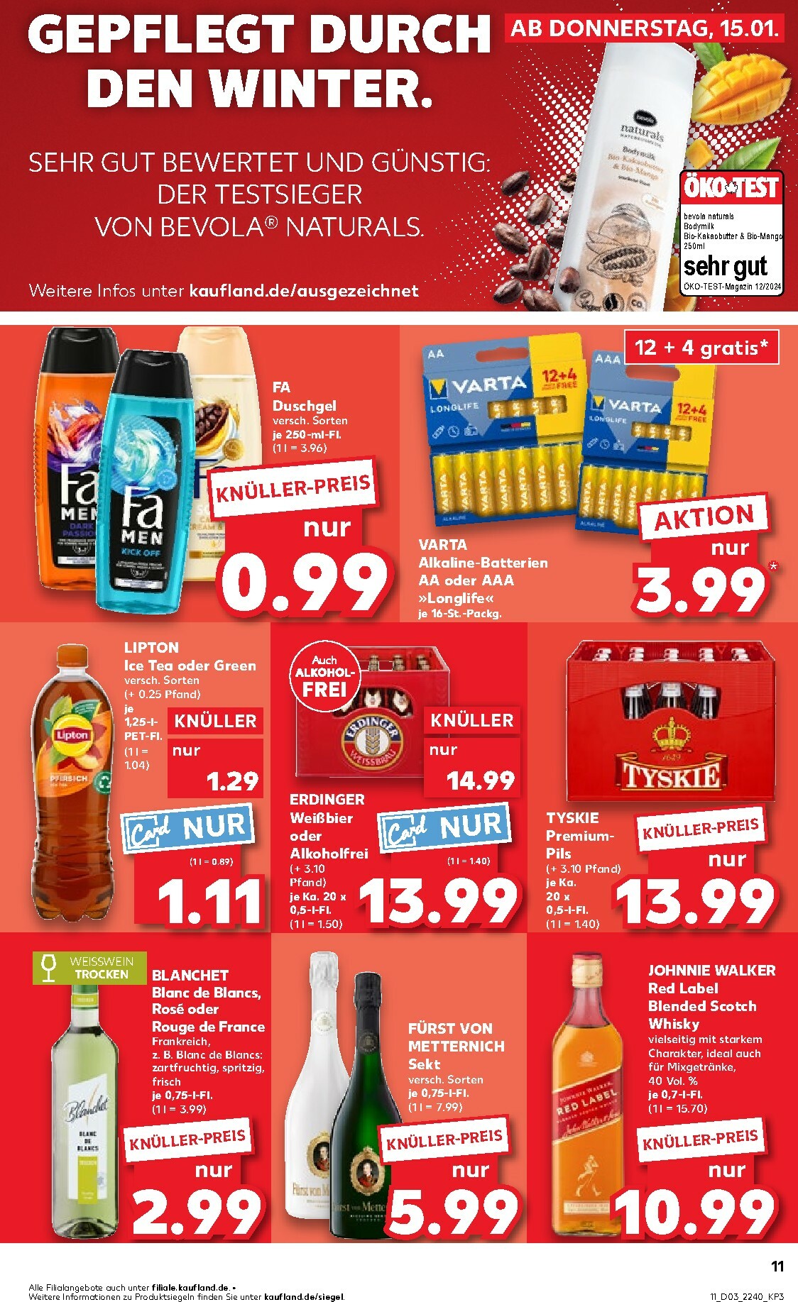 kaufland - Kaufland-Prospekt gültig vom 15.01. bis 21.01. - page: 11