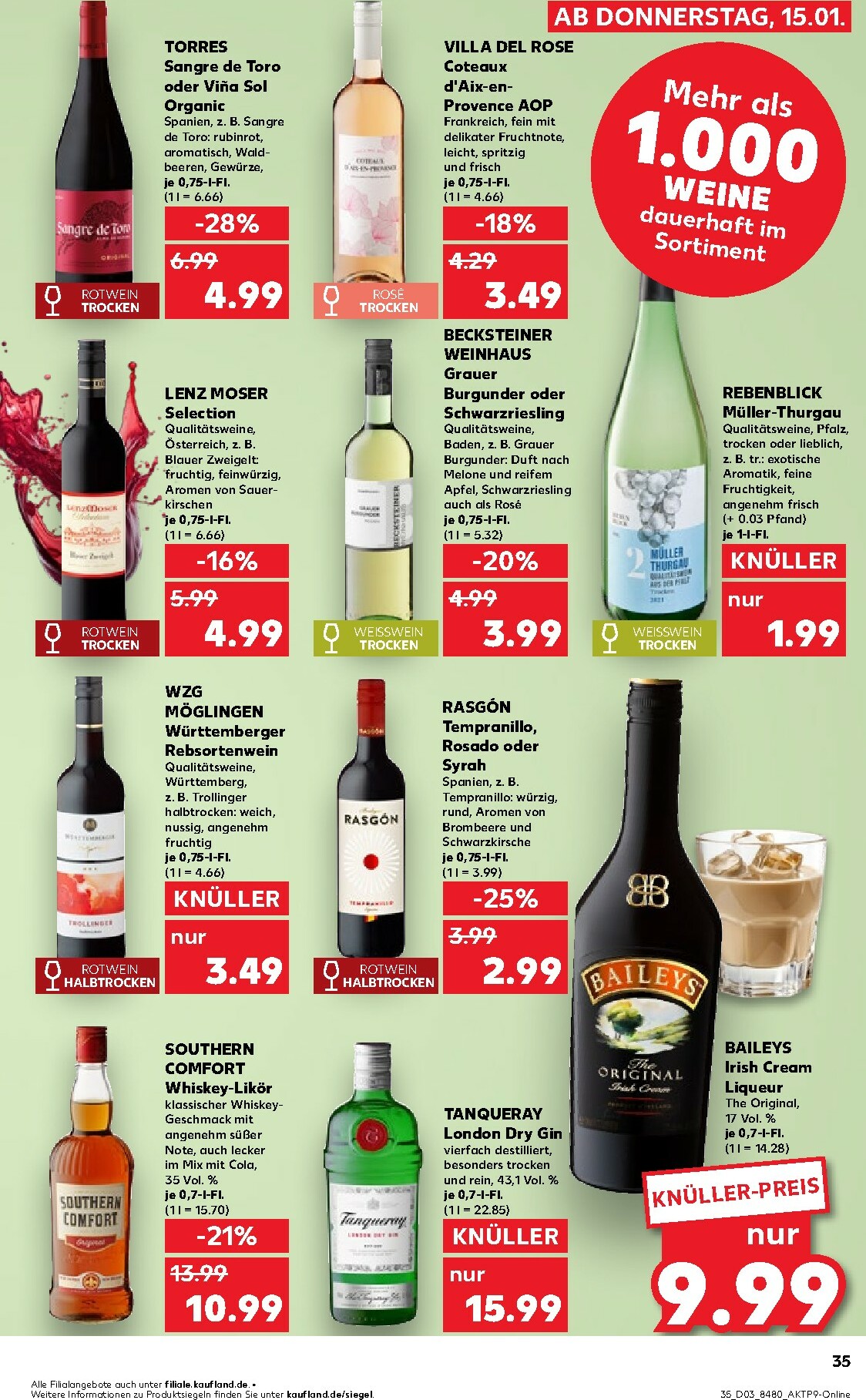 kaufland - Kaufland-Prospekt gültig vom 15.01. bis 21.01. - page: 35