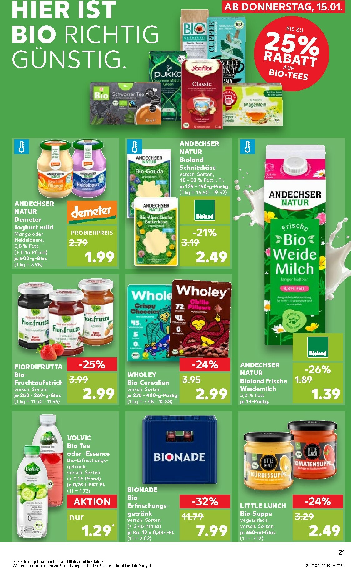 kaufland - Kaufland-Prospekt gültig vom 15.01. bis 21.01. - page: 21