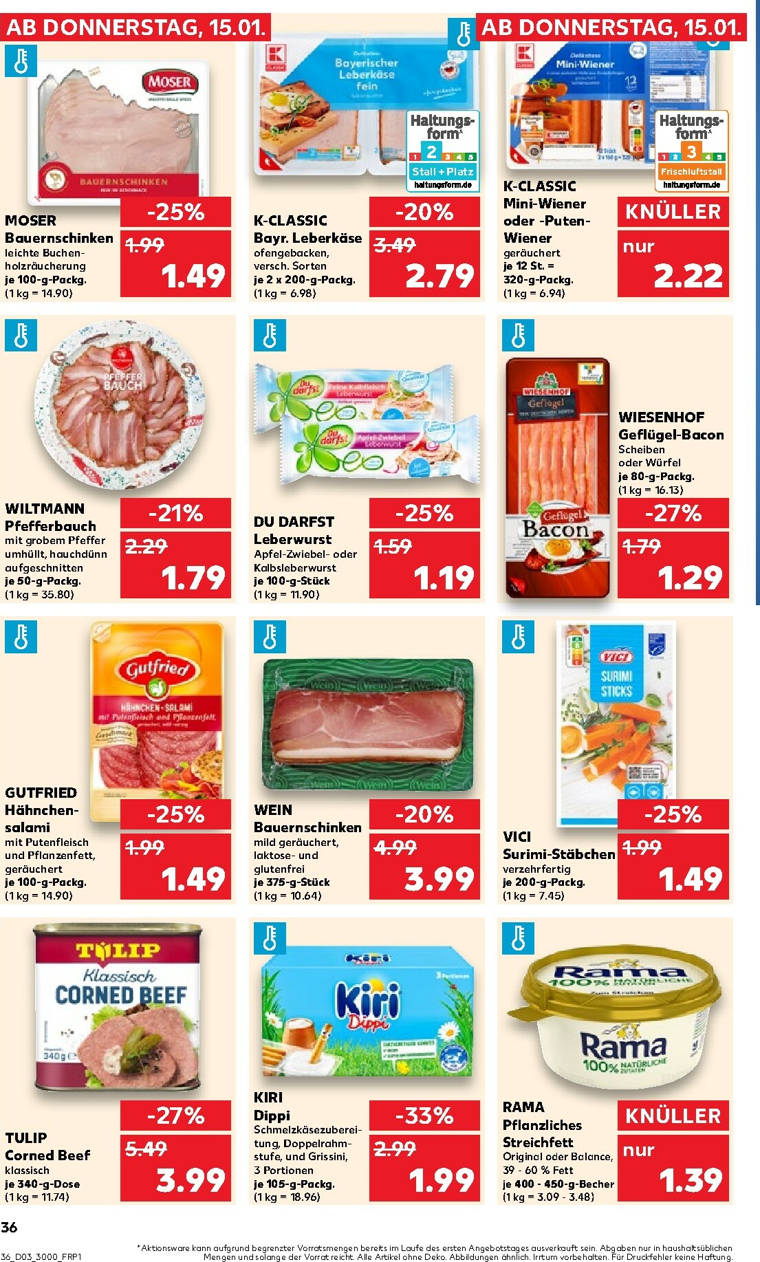 kaufland - Kaufland - Wochenstart-Prospekt gültig vom 19.01. bis 21.01. - page: 36