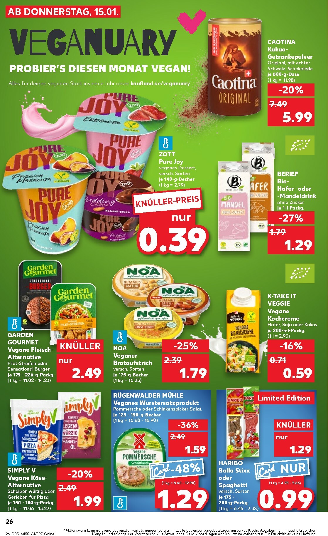kaufland - Kaufland - Wochenstart-Prospekt gültig vom 19.01. bis 21.01. - page: 26
