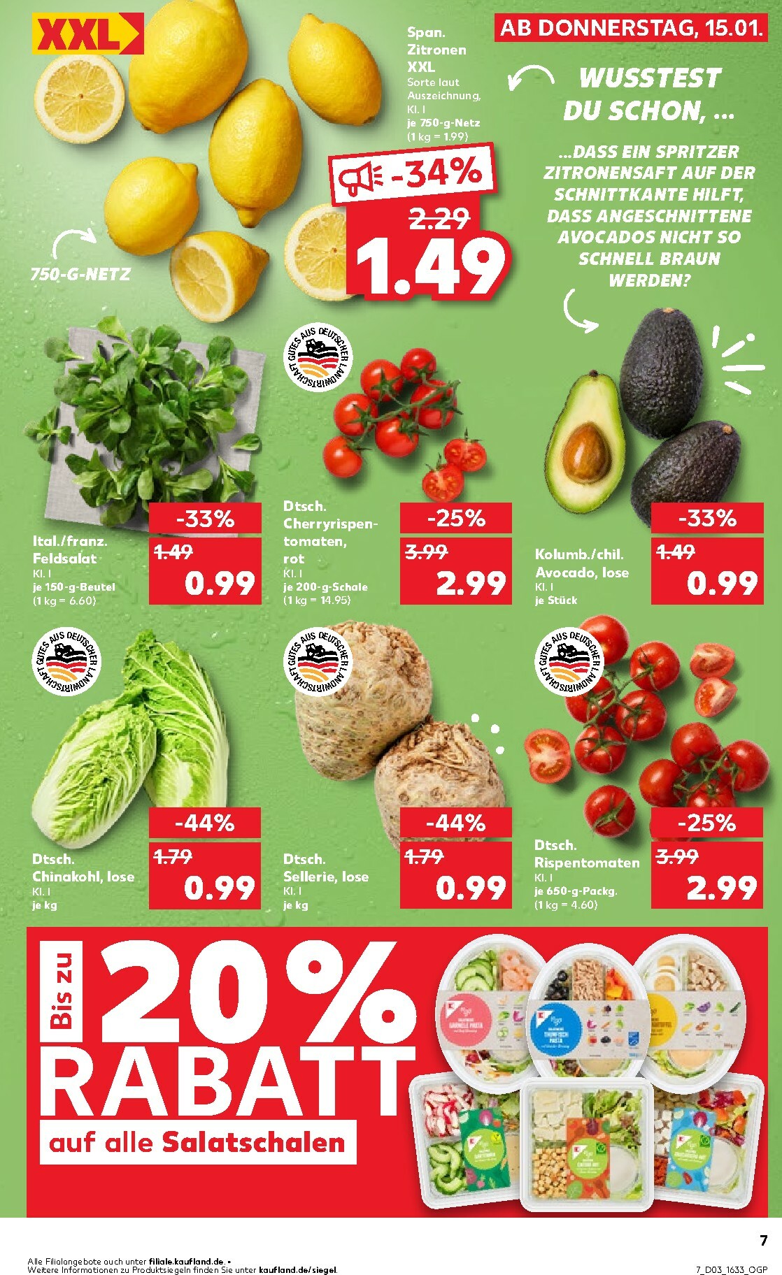 kaufland - Kaufland - Wochenstart-Prospekt gültig vom 19.01. bis 21.01. - page: 7