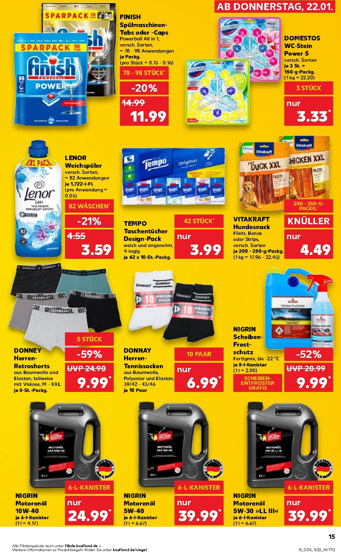 kaufland - Kaufland-Prospekt gültig vom 22.01. bis 28.01. - page: 15