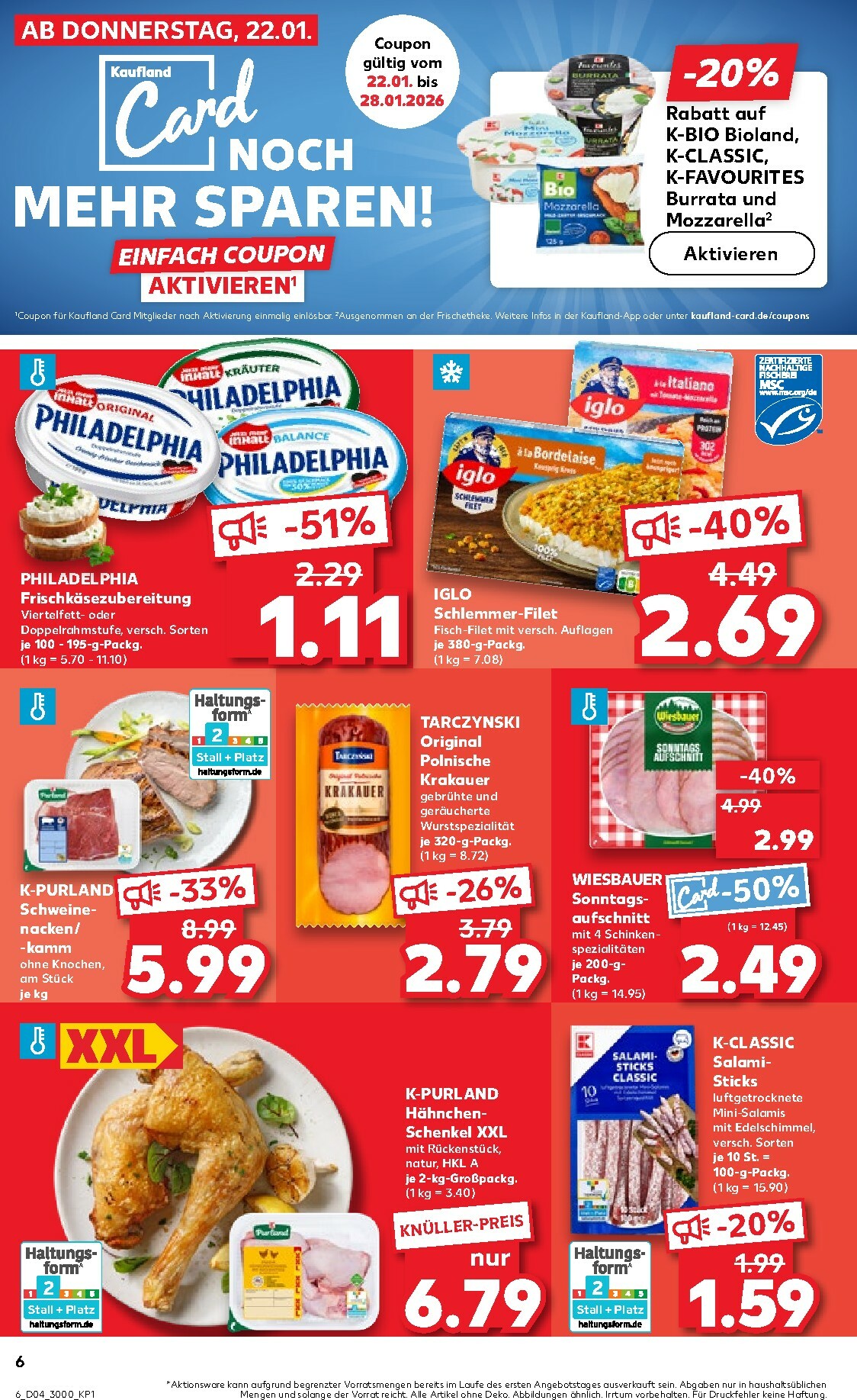 kaufland - Kaufland-Prospekt gültig vom 22.01. bis 28.01. - page: 6